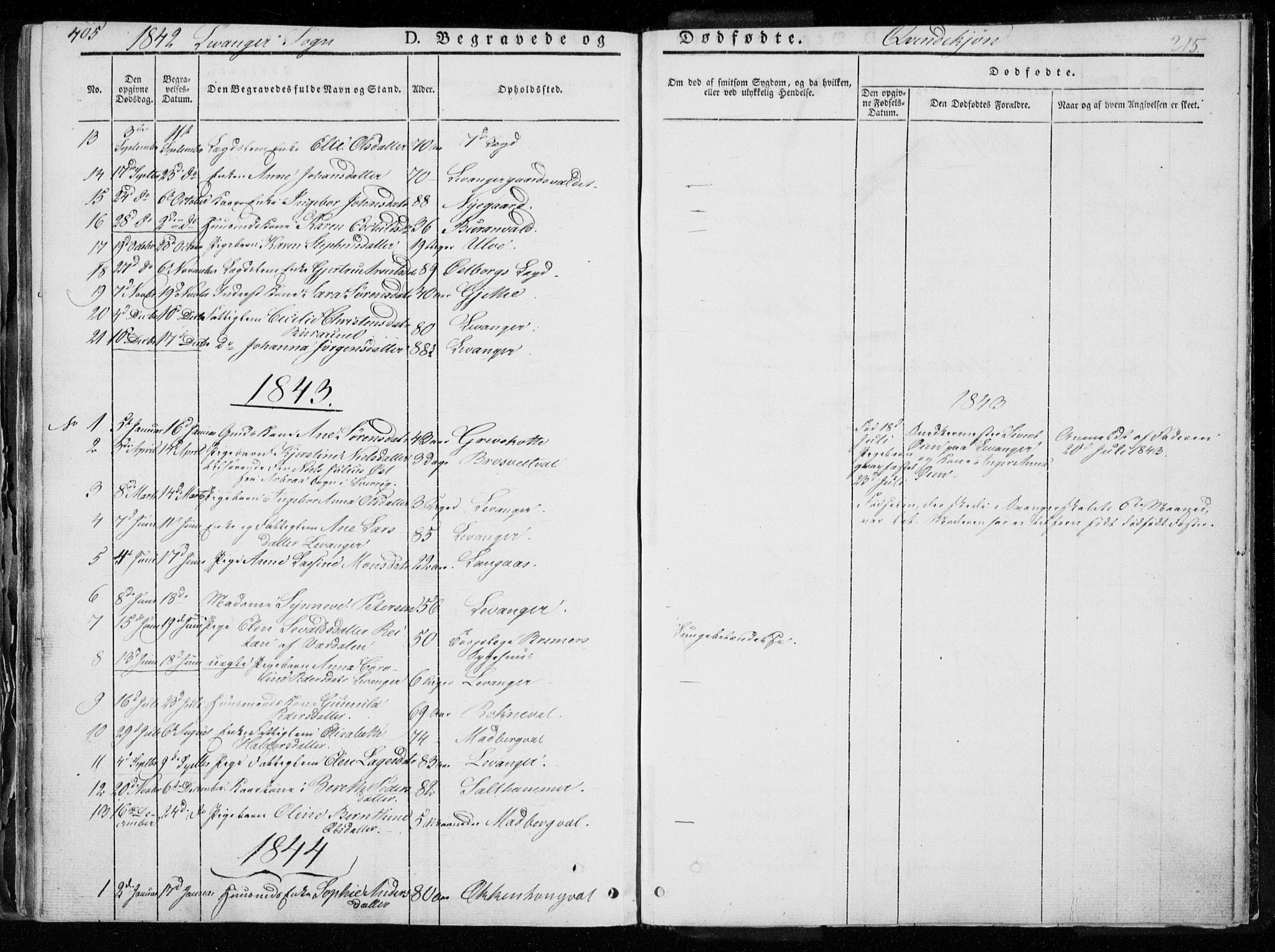 Ministerialprotokoller, klokkerbøker og fødselsregistre - Nord-Trøndelag, AV/SAT-A-1458/720/L0183: Parish register (official) no. 720A01, 1836-1855, p. 214b-215a