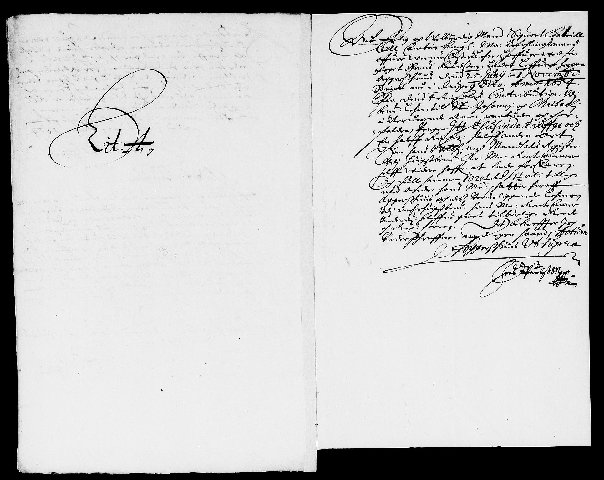 Rentekammeret inntil 1814, Reviderte regnskaper, Lensregnskaper, AV/RA-EA-5023/R/Rb/Rbg/L0010: Verne kloster len, 1653-1660