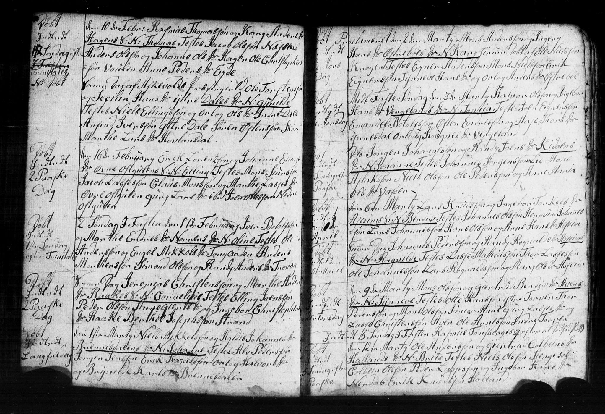 Gulen sokneprestembete, AV/SAB-A-80201/H/Hab: Parish register (copy) no. A 2, 1791-1814