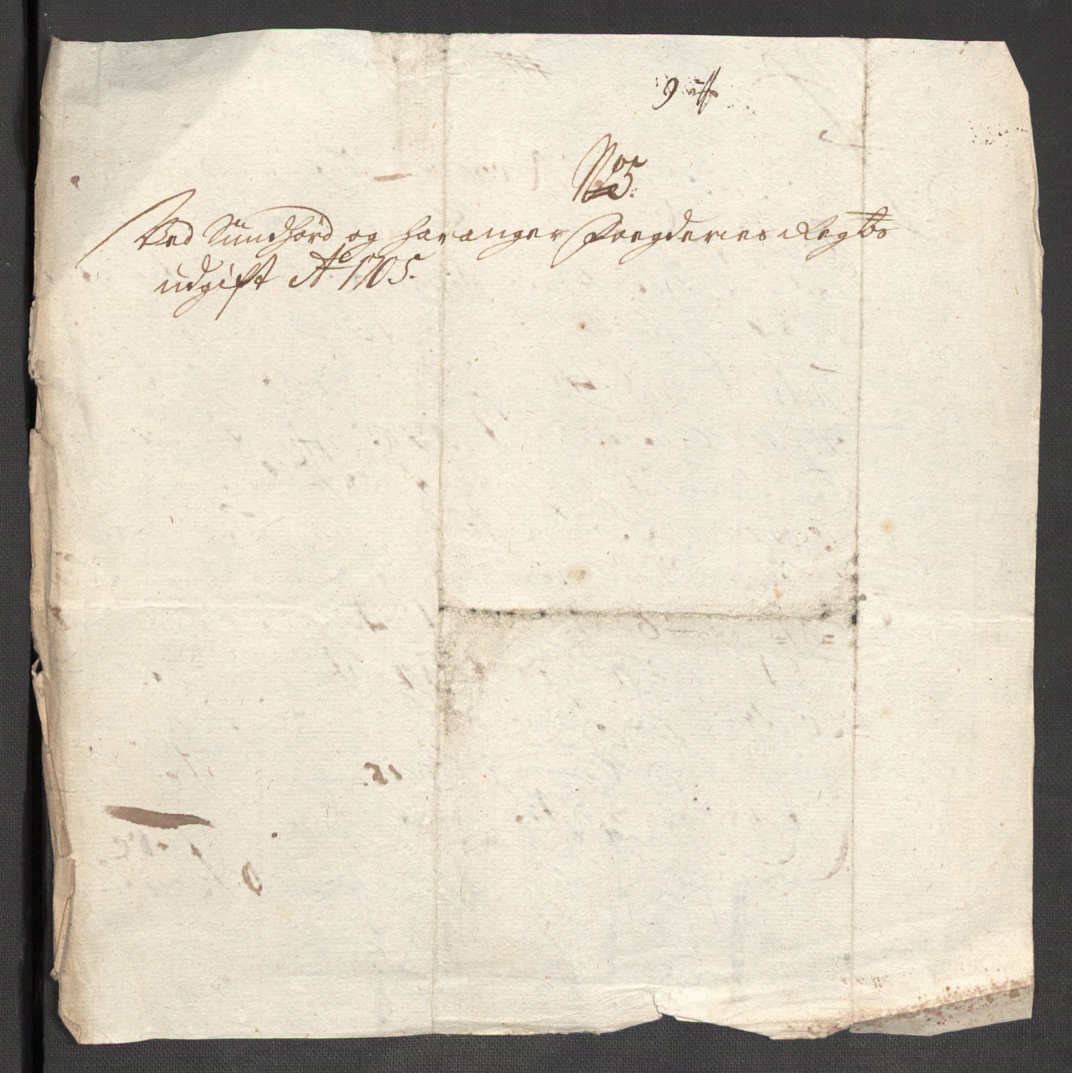 Rentekammeret inntil 1814, Reviderte regnskaper, Fogderegnskap, AV/RA-EA-4092/R48/L2983: Fogderegnskap Sunnhordland og Hardanger, 1705, p. 200