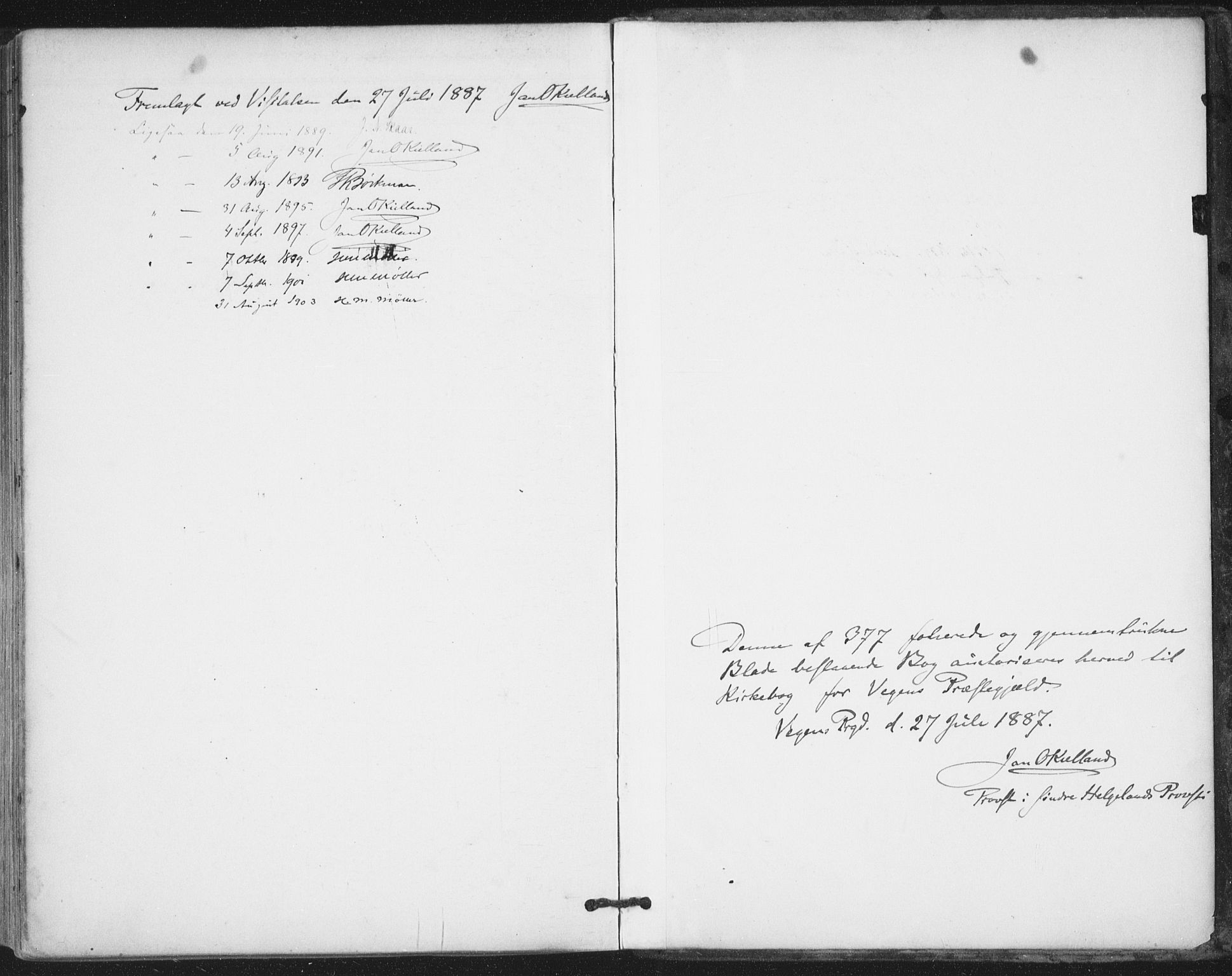 Ministerialprotokoller, klokkerbøker og fødselsregistre - Nordland, SAT/A-1459/816/L0244: Parish register (official) no. 816A10, 1886-1903