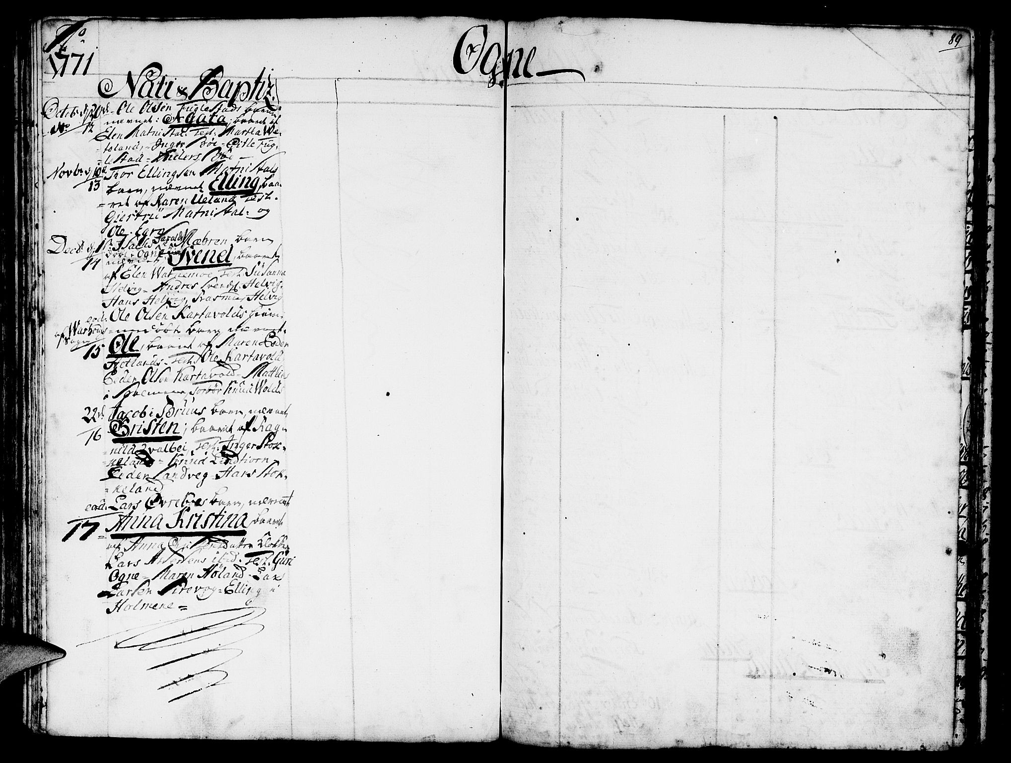 Eigersund sokneprestkontor, SAST/A-101807/S08/L0003: Parish register (official) no. A 3, 1758-1775, p. 89
