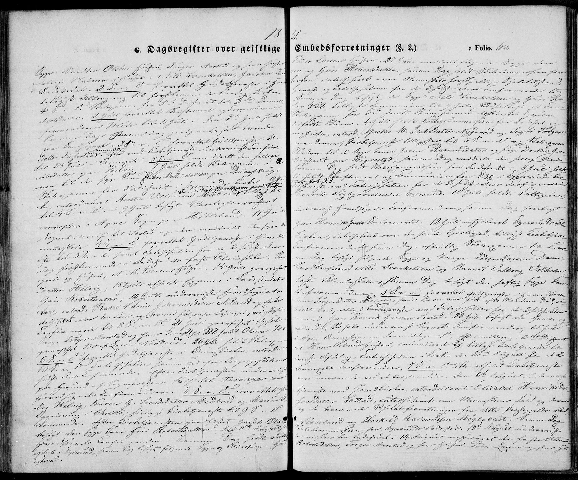 Eigersund sokneprestkontor, AV/SAST-A-101807/S08/L0013: Parish register (official) no. A 12.2, 1850-1865, p. 628