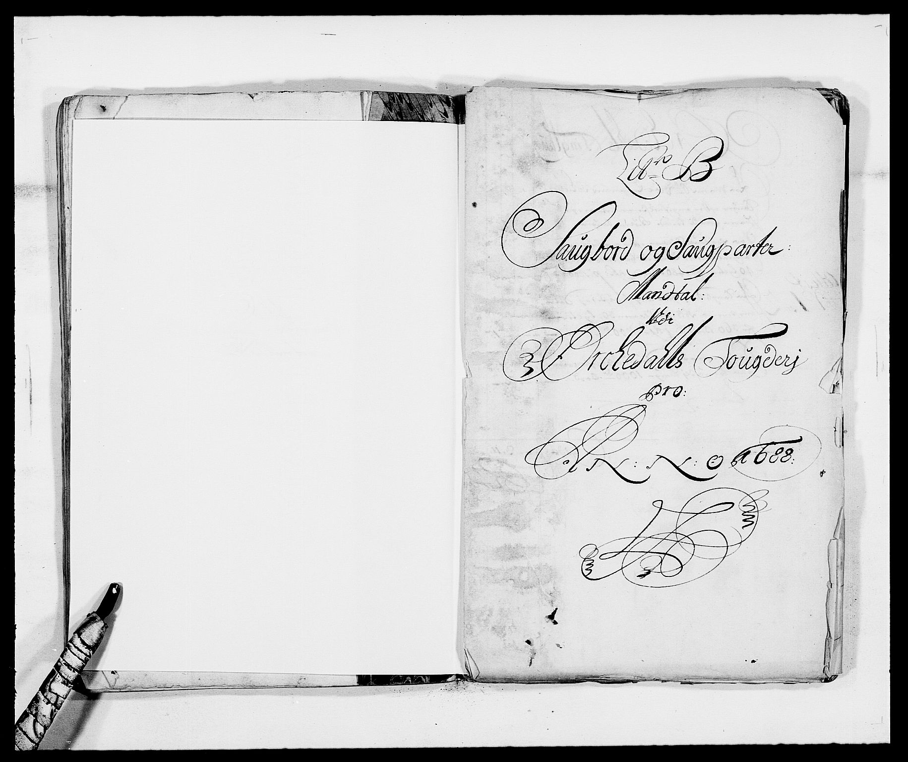 Rentekammeret inntil 1814, Reviderte regnskaper, Fogderegnskap, RA/EA-4092/R58/L3935: Fogderegnskap Orkdal, 1687-1688, p. 252