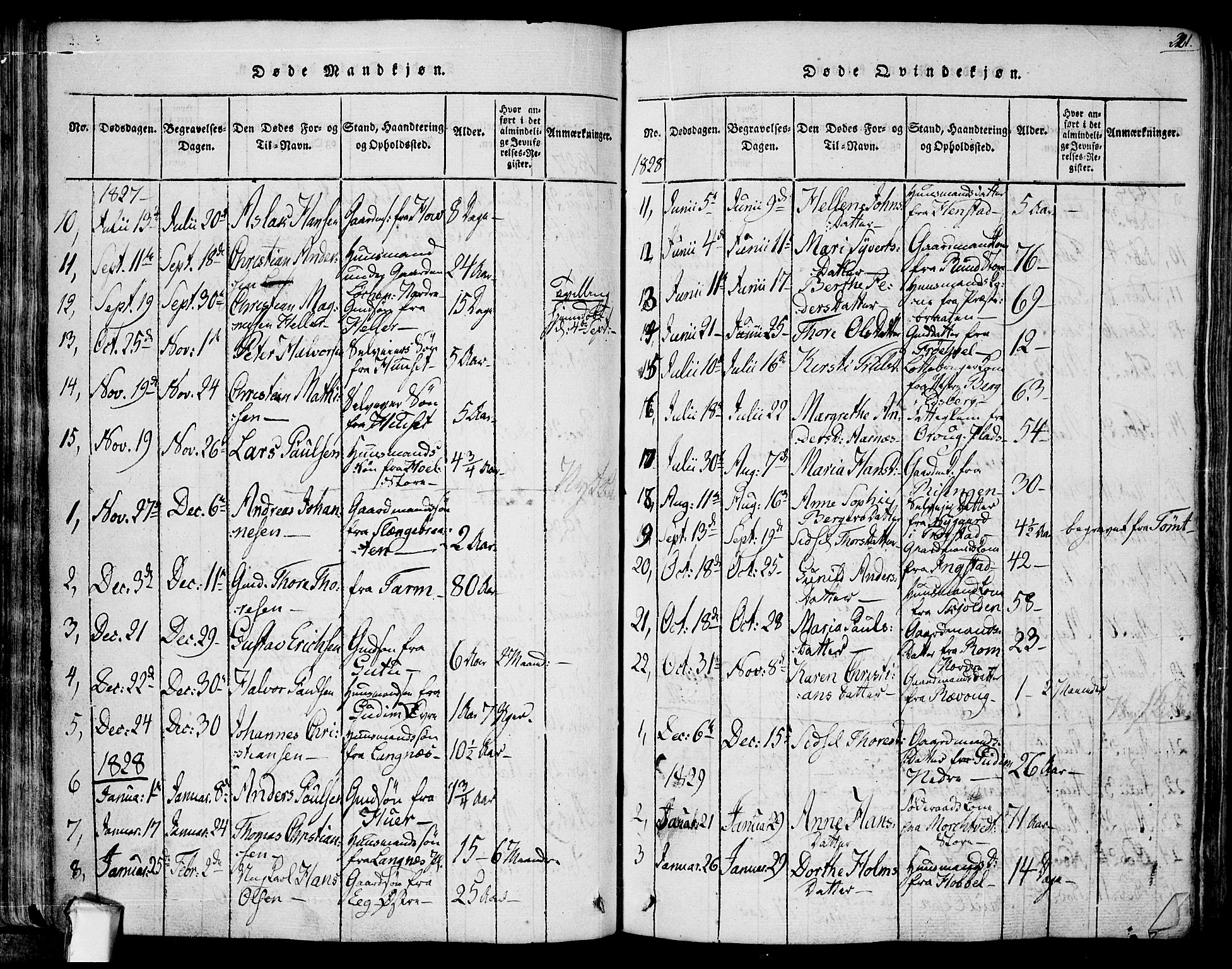 Askim prestekontor Kirkebøker, AV/SAO-A-10900/F/Fa/L0004: Parish register (official) no. 4, 1817-1846, p. 220-221