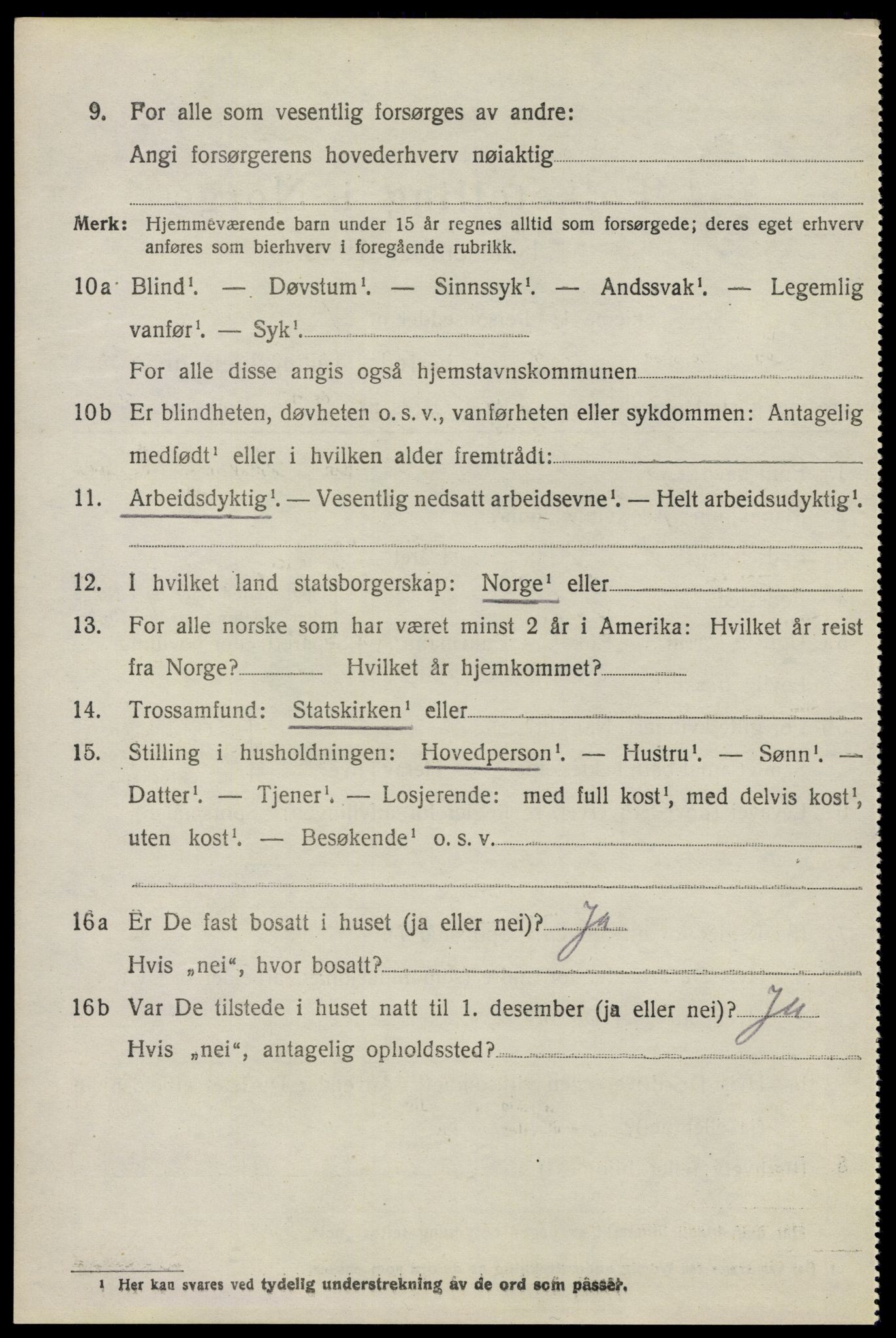 SAO, 1920 census for Høland, 1920, p. 10006