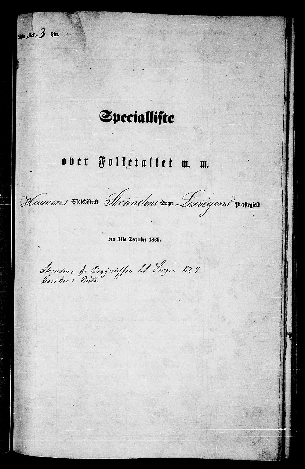 RA, 1865 census for Leksvik, 1865, p. 58