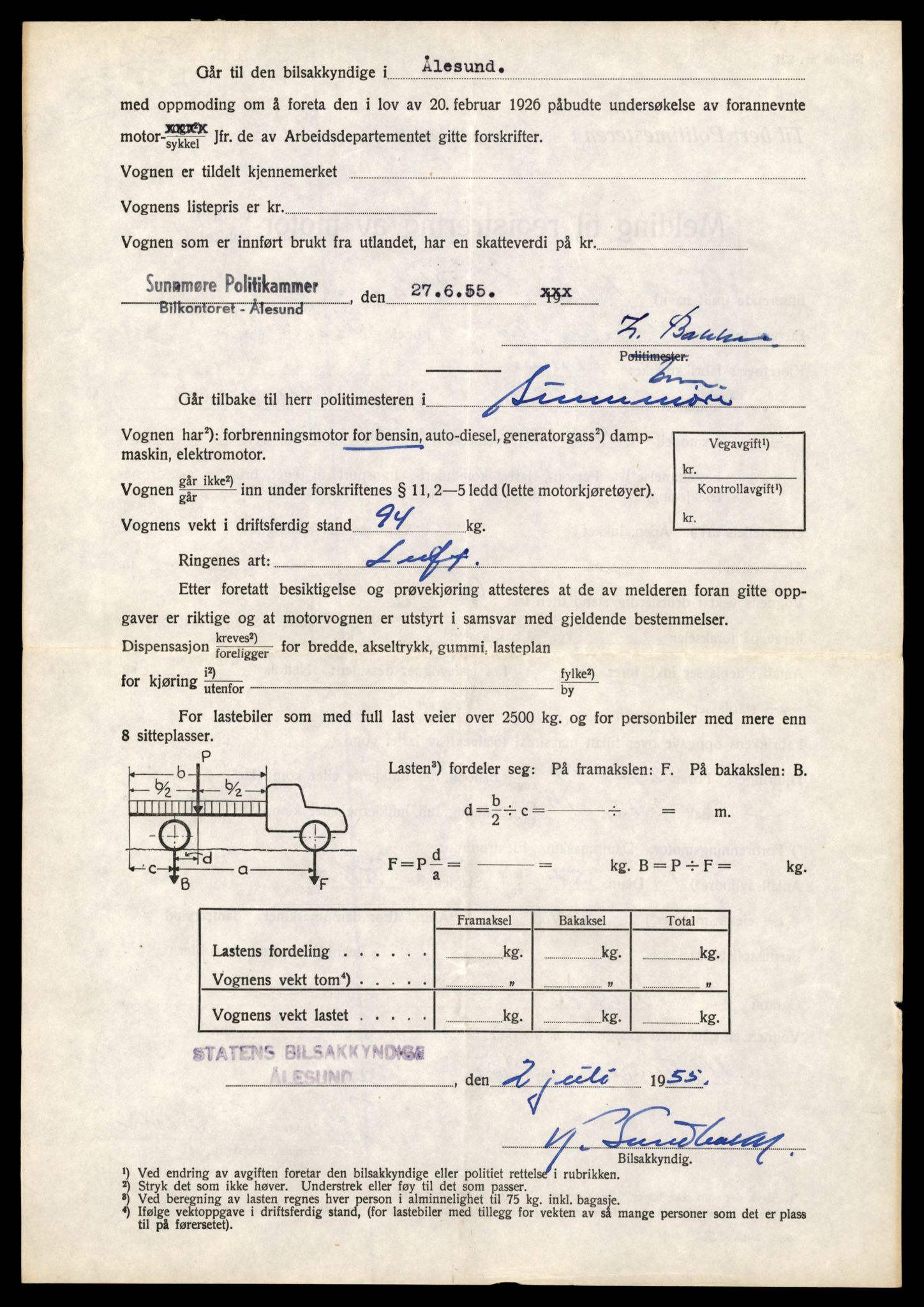 Møre og Romsdal vegkontor - Ålesund trafikkstasjon, AV/SAT-A-4099/F/Fe/L0039: Registreringskort for kjøretøy T 13361 - T 13530, 1927-1998, p. 558
