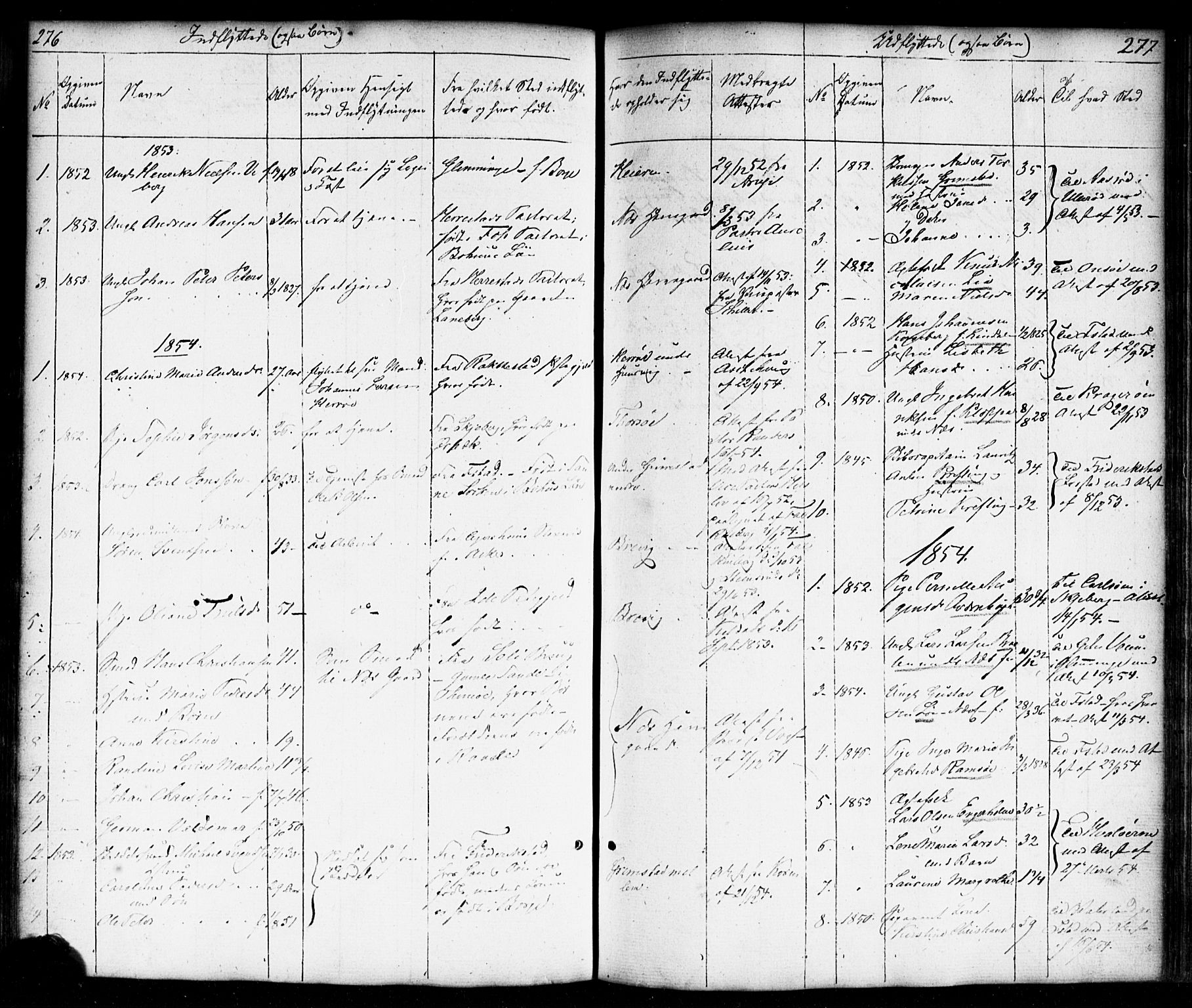 Borge prestekontor Kirkebøker, AV/SAO-A-10903/F/Fb/L0002: Parish register (official) no. II 2, 1853-1877, p. 276-277