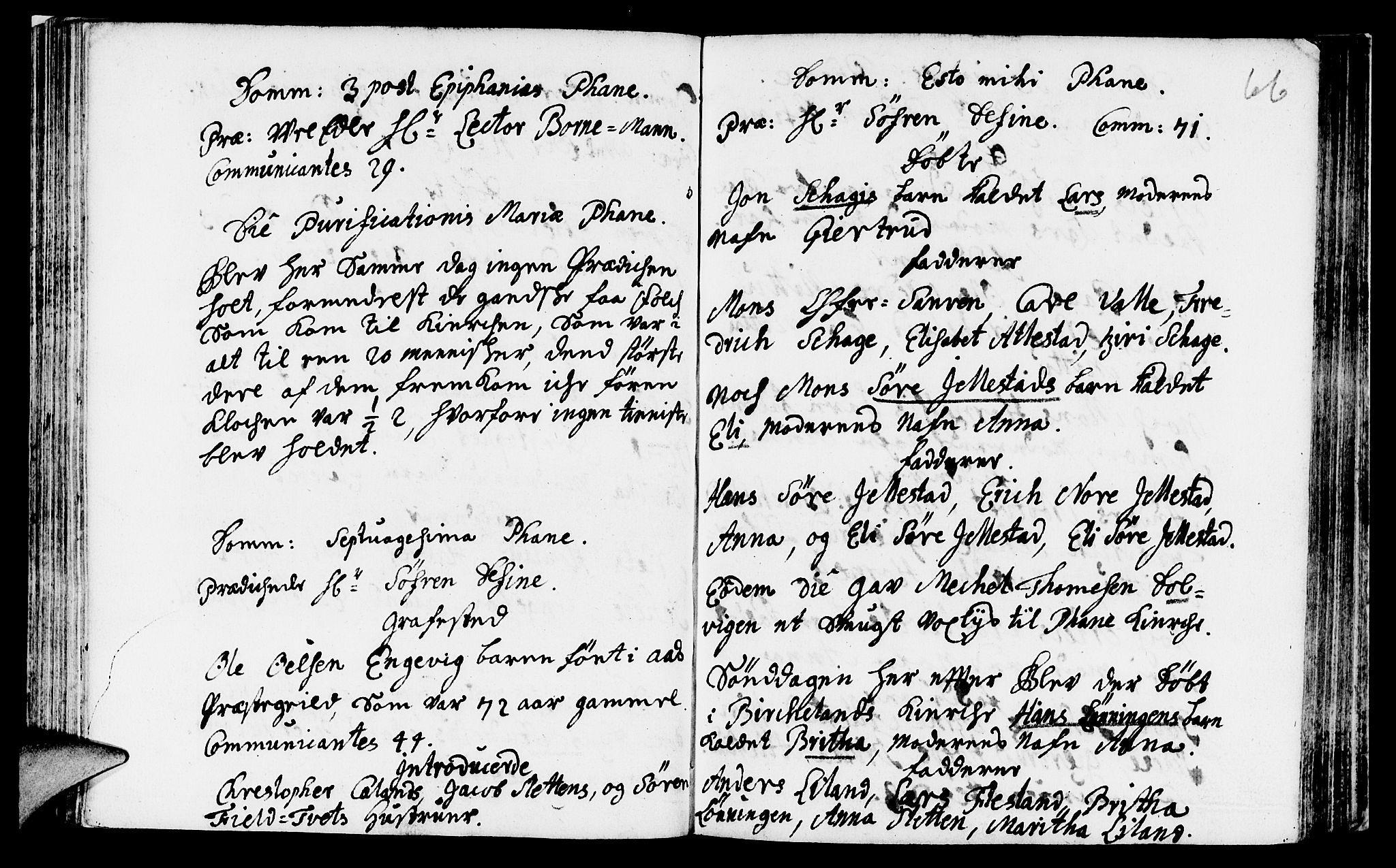 Fana Sokneprestembete, AV/SAB-A-75101/H/Haa/Haaa/L0001: Parish register (official) no. A 1, 1712-1719, p. 66