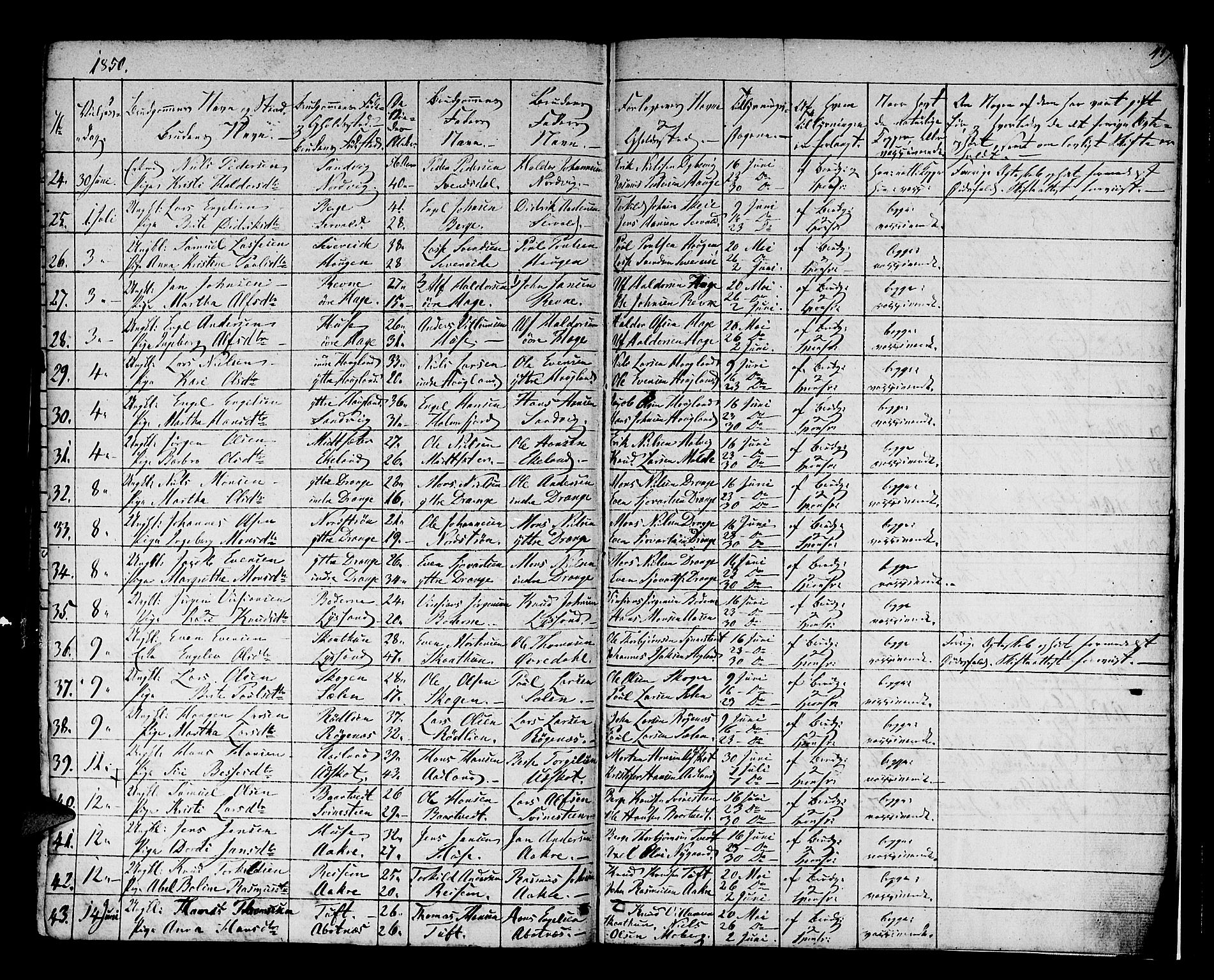 Os sokneprestembete, AV/SAB-A-99929: Parish register (official) no. A 15, 1839-1851, p. 459