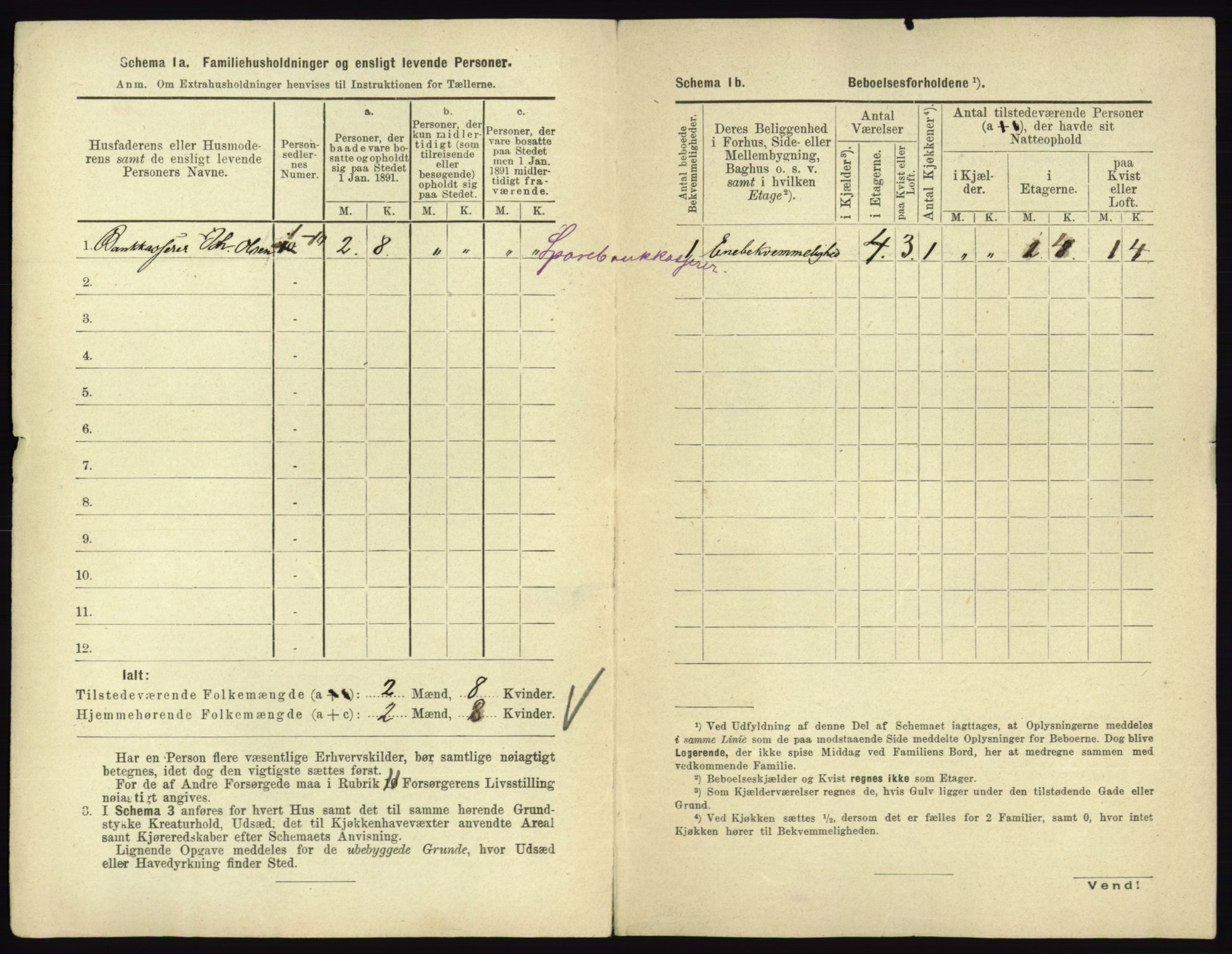 RA, 1891 census for 0604 Kongsberg, 1891, p. 556