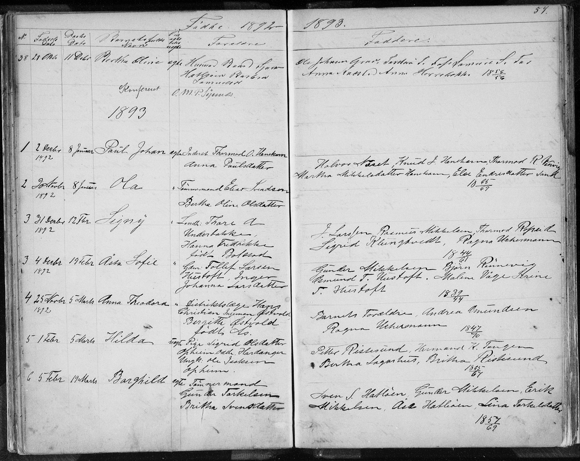 Sand sokneprestkontor, AV/SAST-A-101848/01/IV/L0003: Parish register (copy) no. B 3, 1872-1935, p. 57