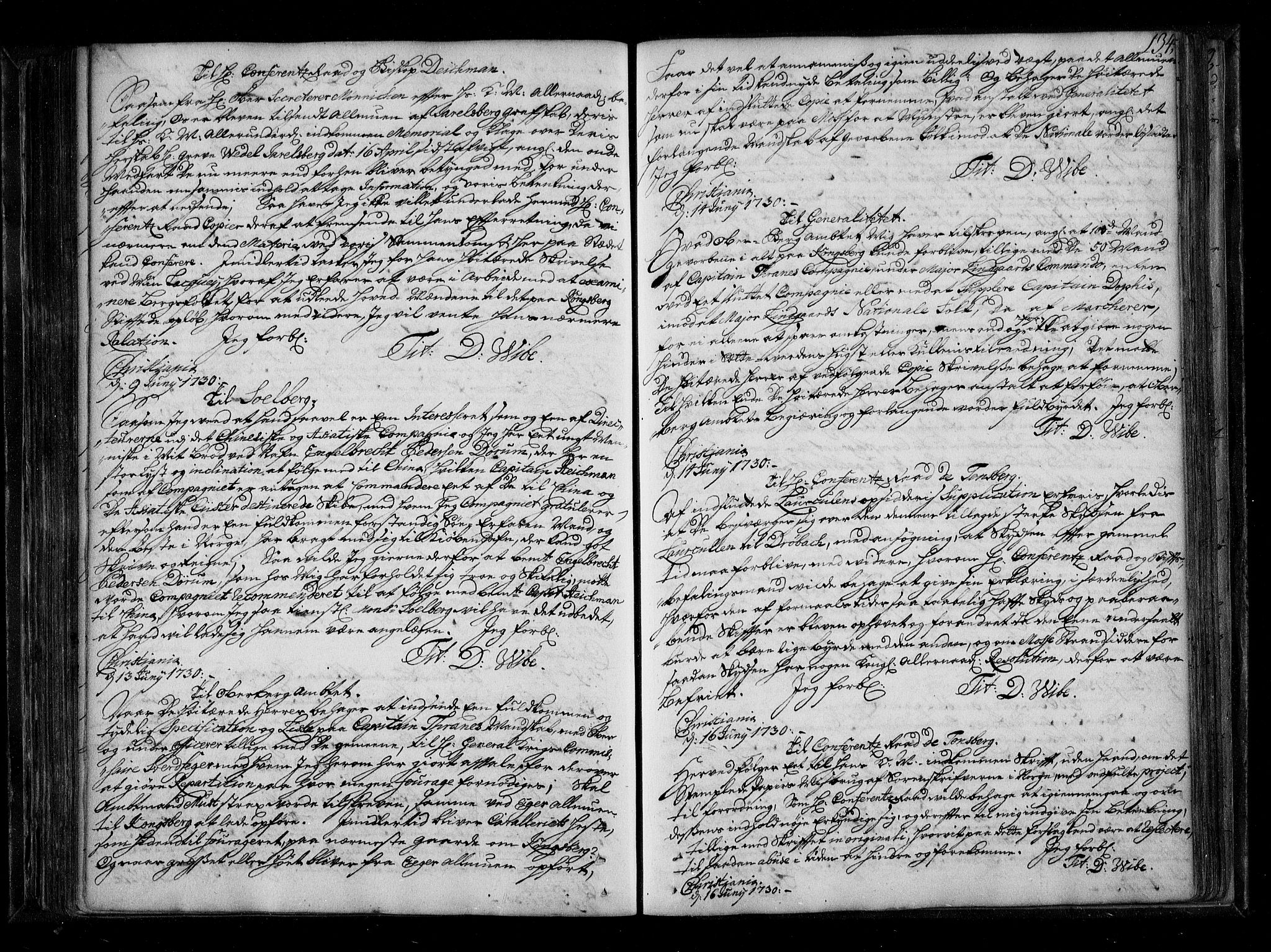 Stattholderembetet 1572-1771, AV/RA-EA-2870/Be/L0007: Ordreprotokoll, 1726-1731, p. 133b-134a