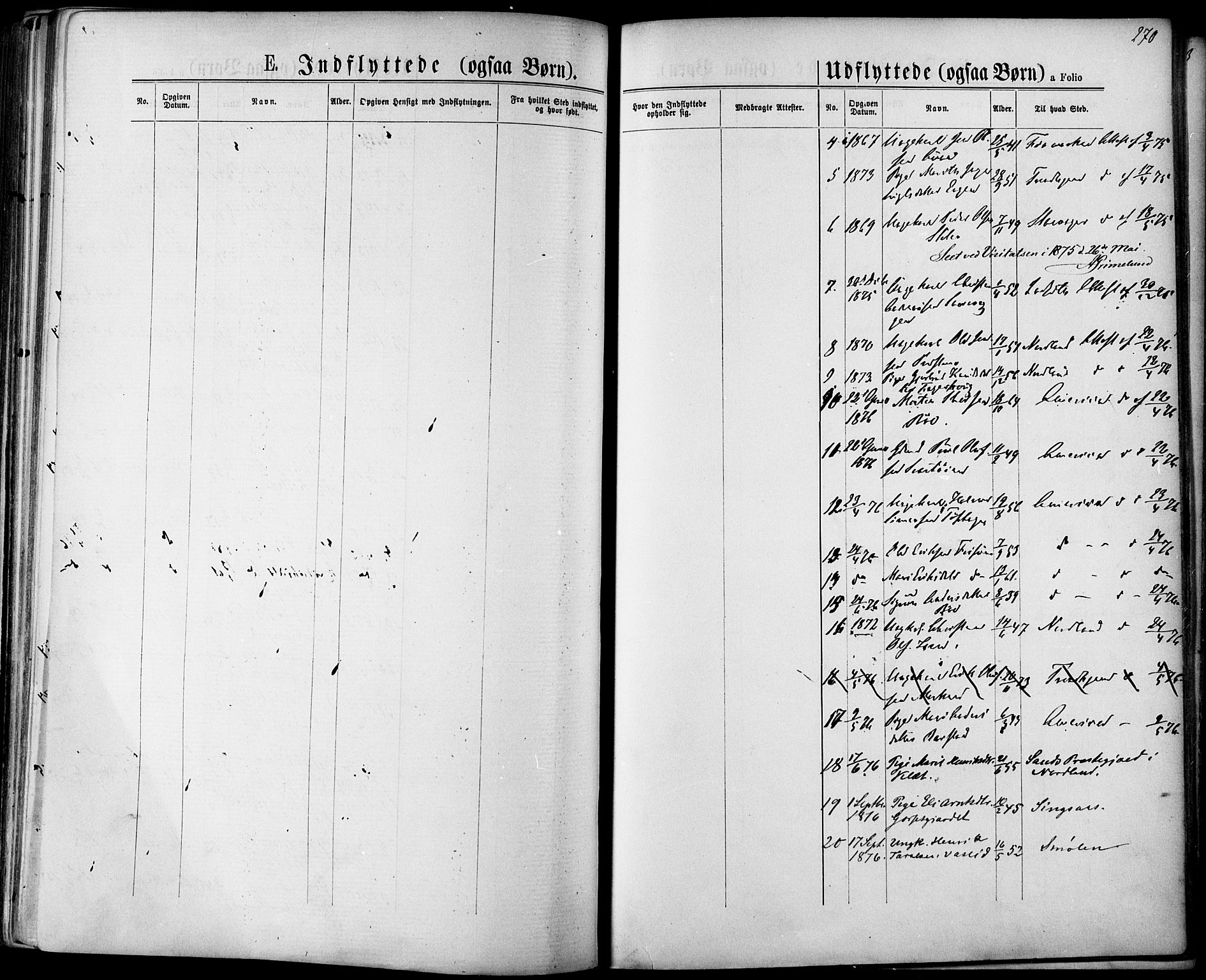 Ministerialprotokoller, klokkerbøker og fødselsregistre - Sør-Trøndelag, SAT/A-1456/678/L0900: Parish register (official) no. 678A09, 1872-1881, p. 270