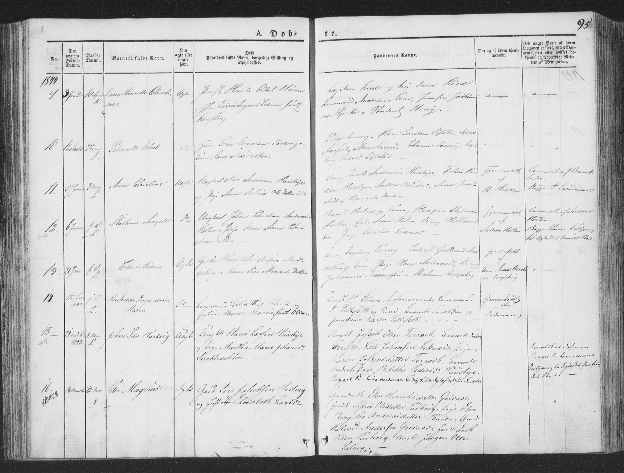 Ministerialprotokoller, klokkerbøker og fødselsregistre - Nord-Trøndelag, SAT/A-1458/780/L0639: Parish register (official) no. 780A04, 1830-1844, p. 95