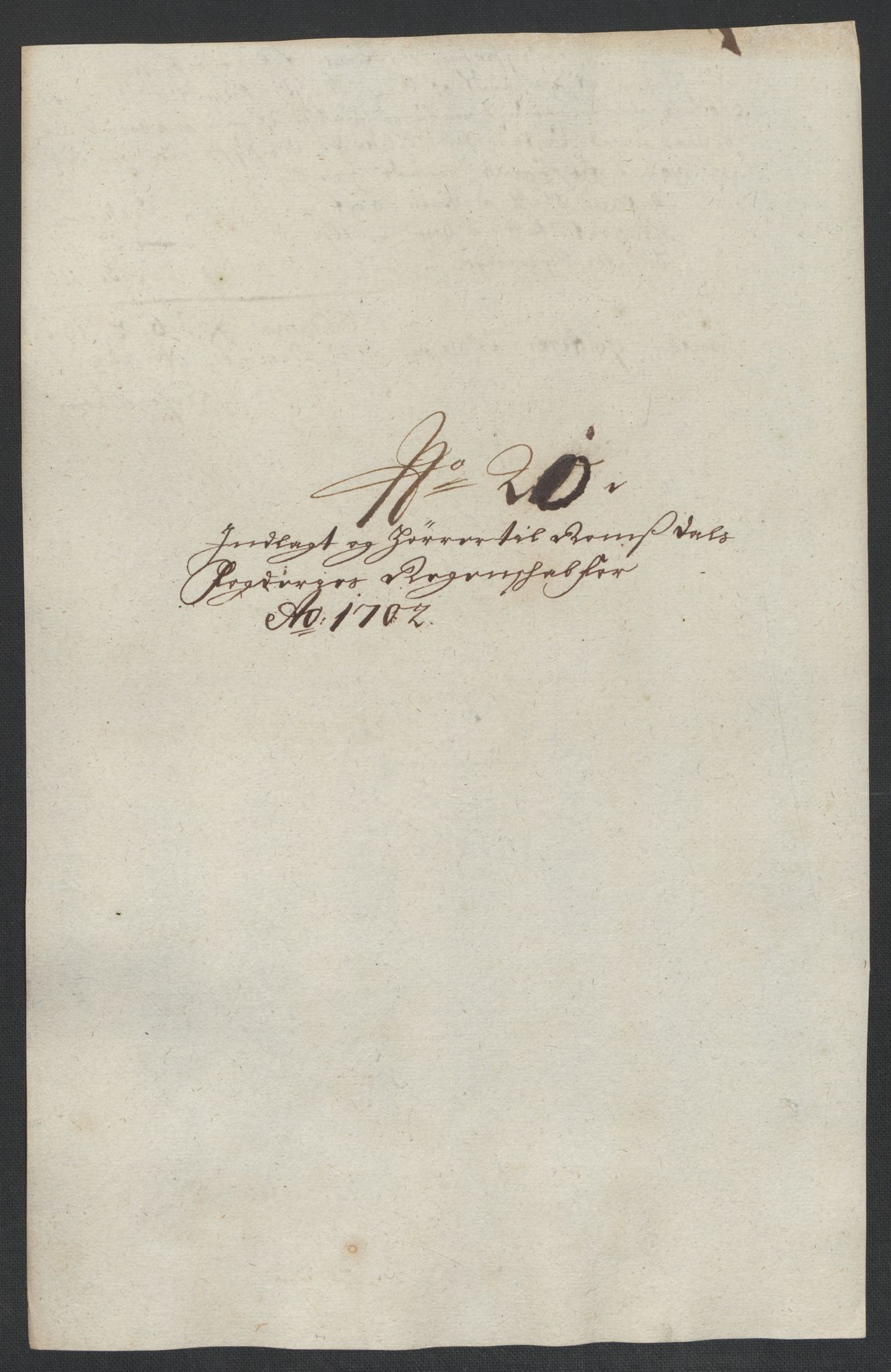 Rentekammeret inntil 1814, Reviderte regnskaper, Fogderegnskap, AV/RA-EA-4092/R55/L3655: Fogderegnskap Romsdal, 1701-1702, p. 310