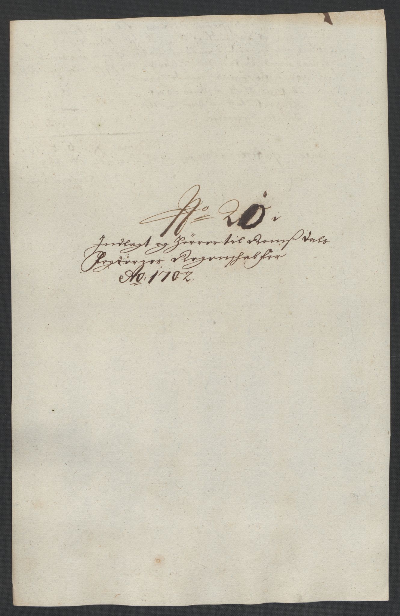 Rentekammeret inntil 1814, Reviderte regnskaper, Fogderegnskap, RA/EA-4092/R55/L3655: Fogderegnskap Romsdal, 1701-1702, p. 310