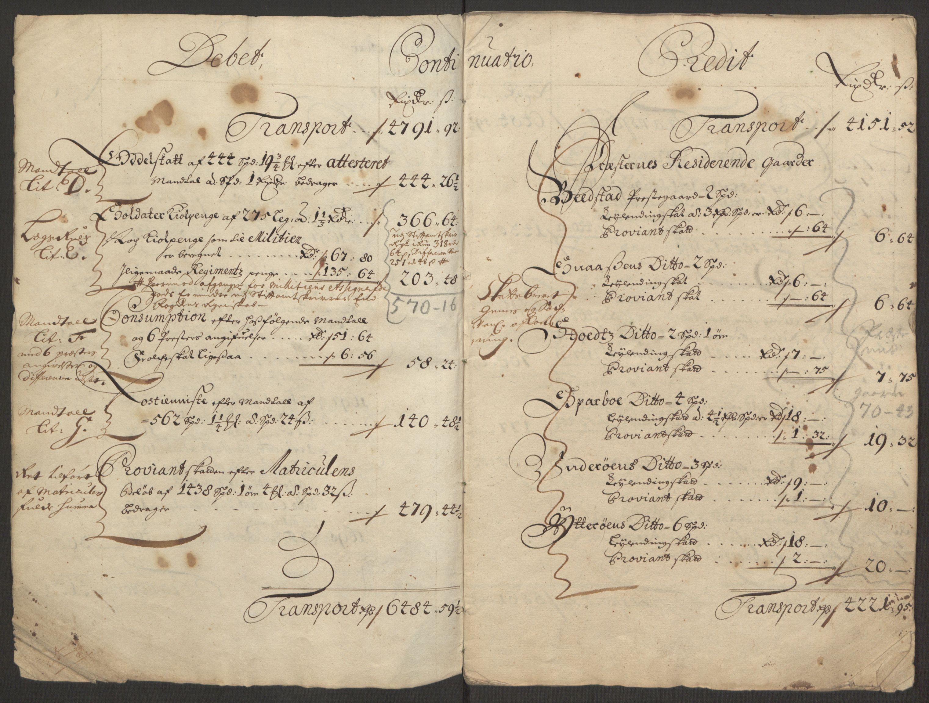Rentekammeret inntil 1814, Reviderte regnskaper, Fogderegnskap, RA/EA-4092/R63/L4309: Fogderegnskap Inderøy, 1695-1697, p. 379