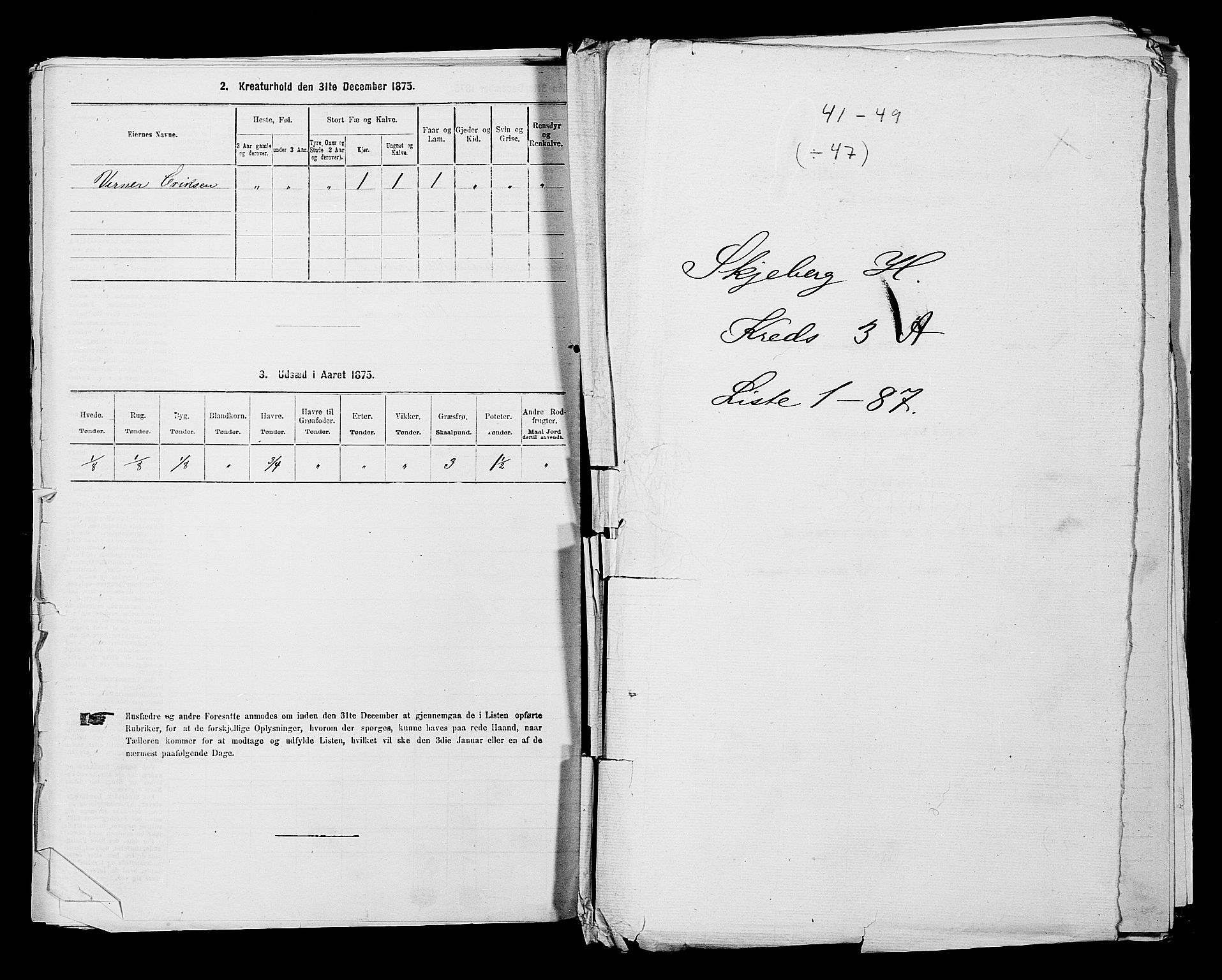 RA, 1875 census for 0115P Skjeberg, 1875, p. 382