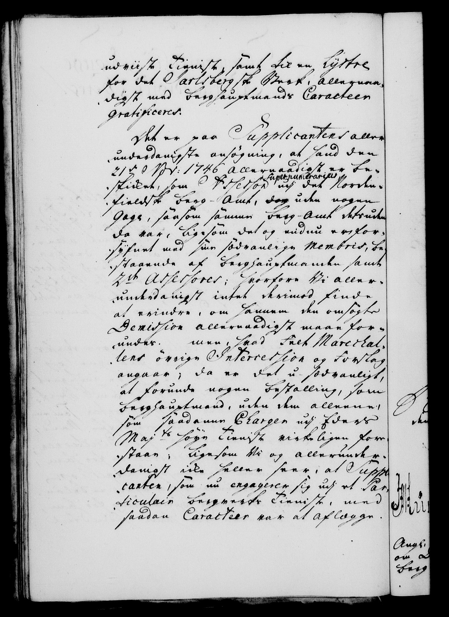 Rentekammeret, Kammerkanselliet, RA/EA-3111/G/Gf/Gfa/L0033: Norsk relasjons- og resolusjonsprotokoll (merket RK 52.33), 1751, p. 212