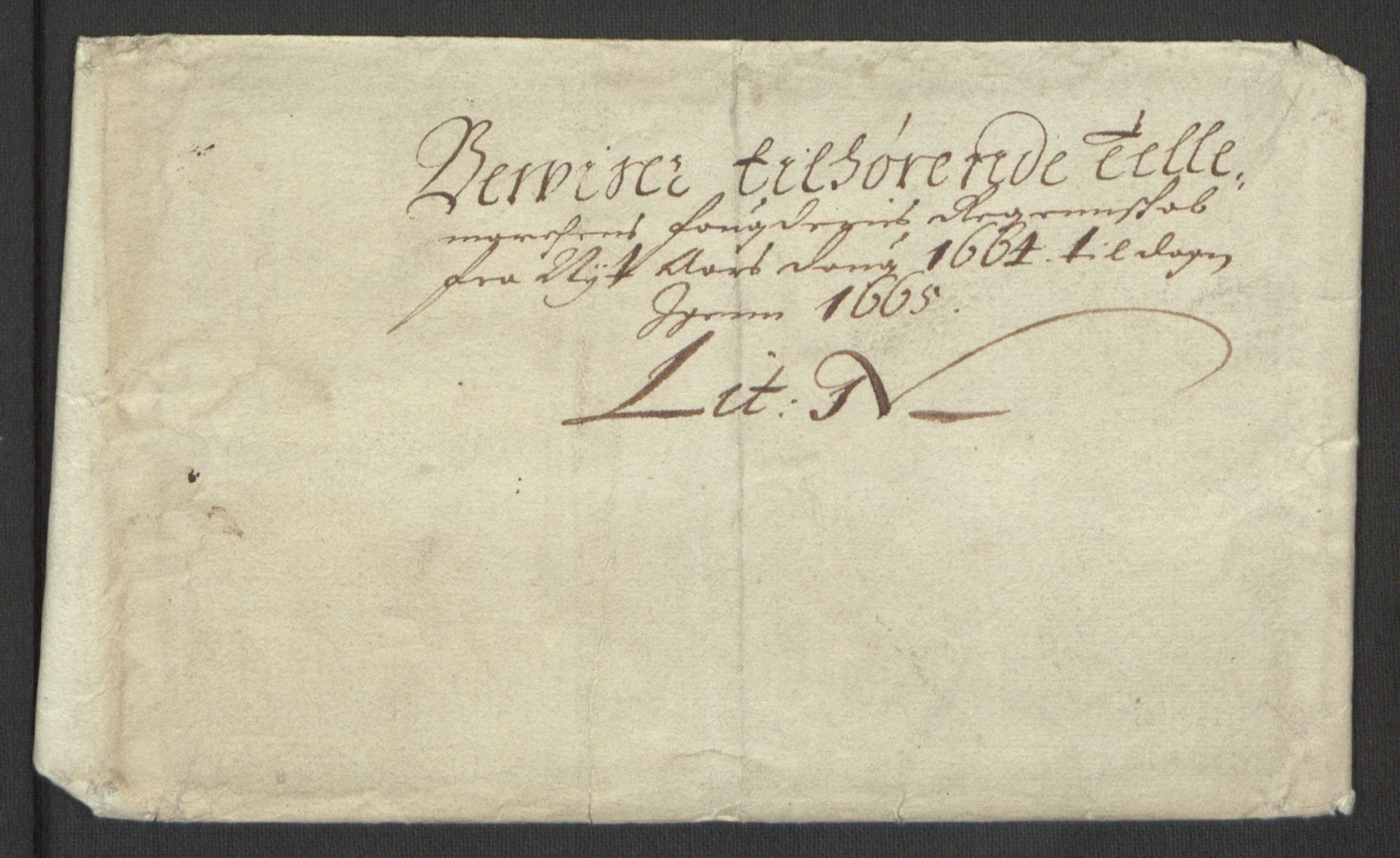 Rentekammeret inntil 1814, Reviderte regnskaper, Fogderegnskap, RA/EA-4092/R35/L2055: Fogderegnskap Øvre og Nedre Telemark, 1664, p. 8