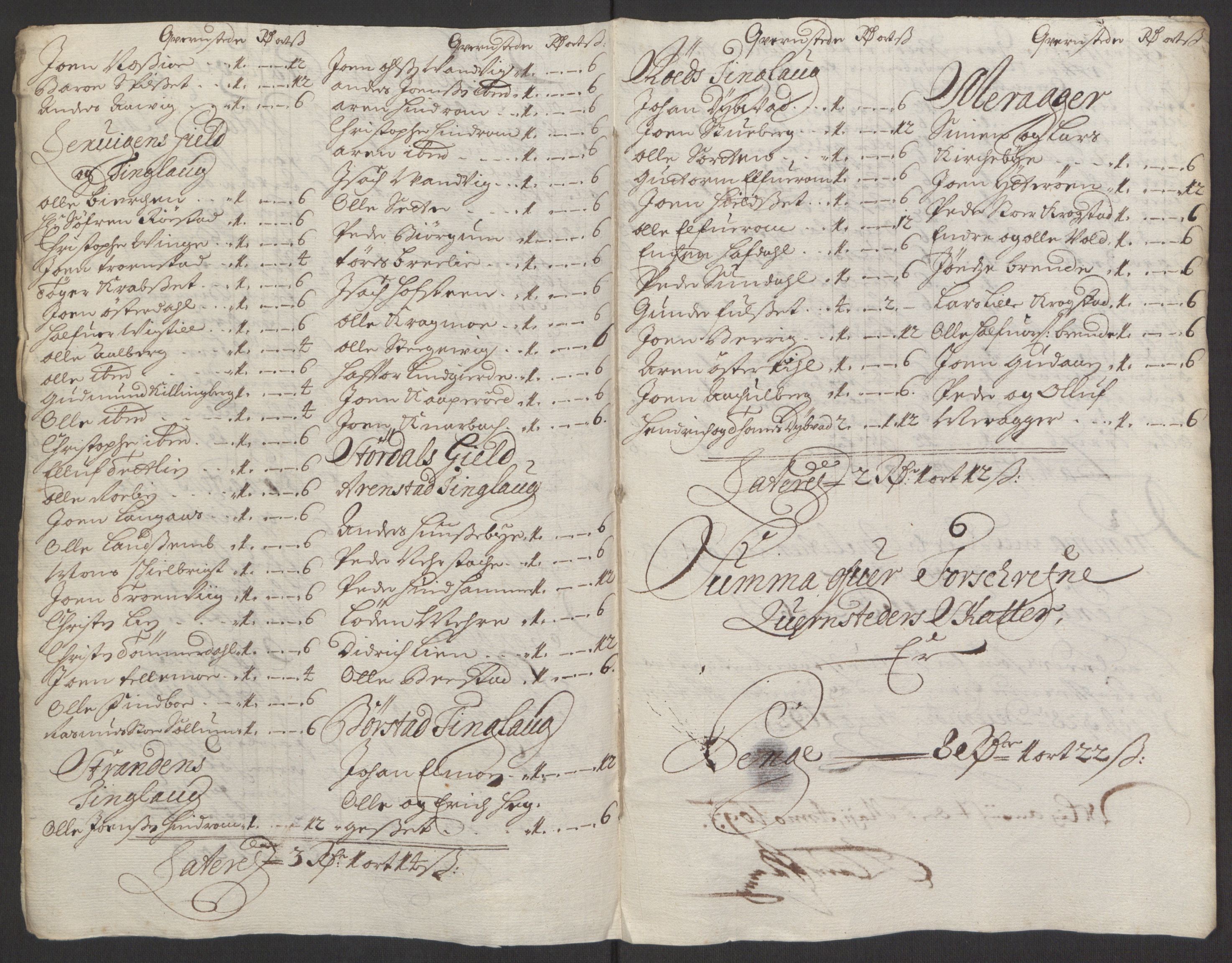 Rentekammeret inntil 1814, Reviderte regnskaper, Fogderegnskap, AV/RA-EA-4092/R62/L4185: Fogderegnskap Stjørdal og Verdal, 1692, p. 94