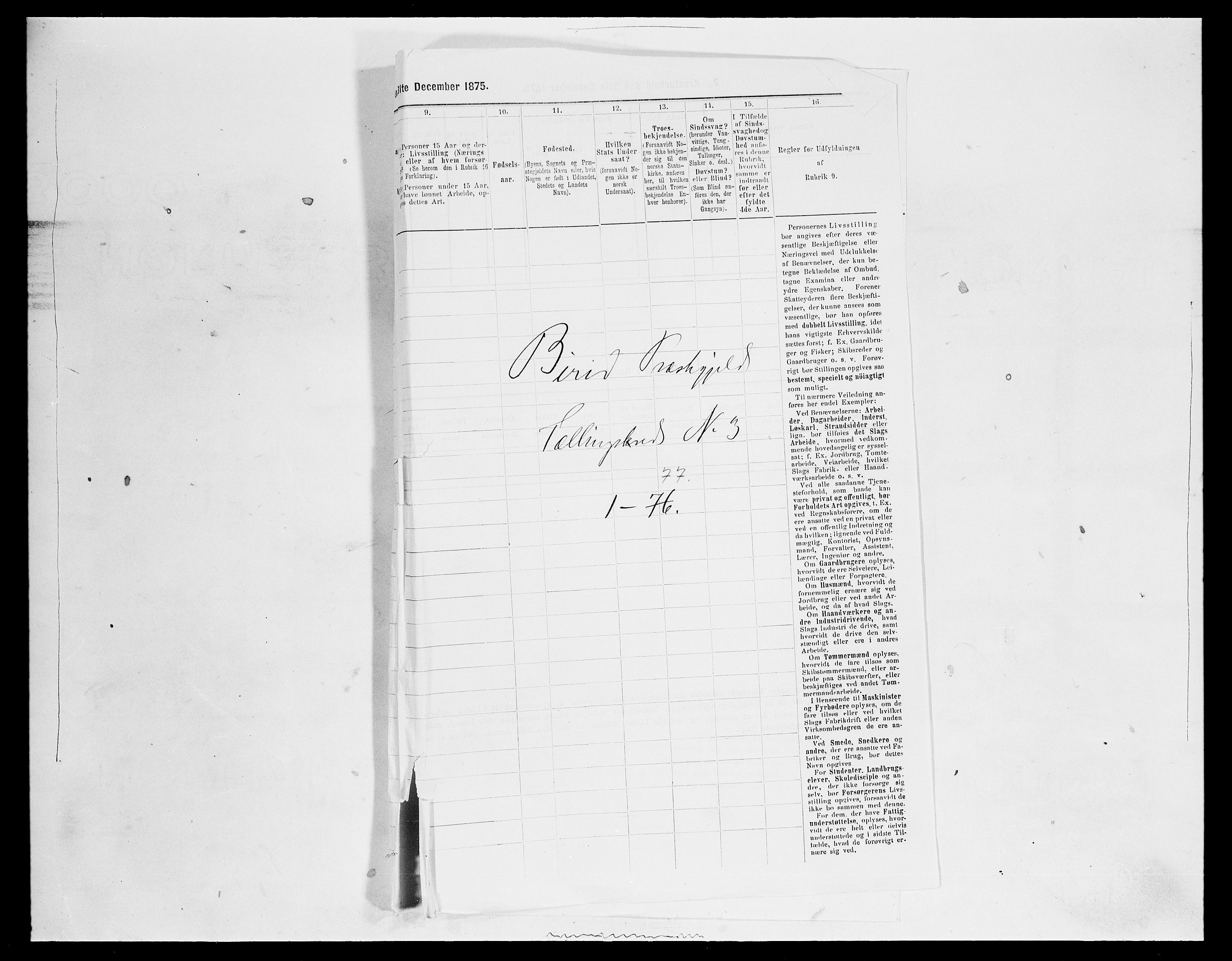 SAH, 1875 census for 0525P Biri, 1875, p. 562