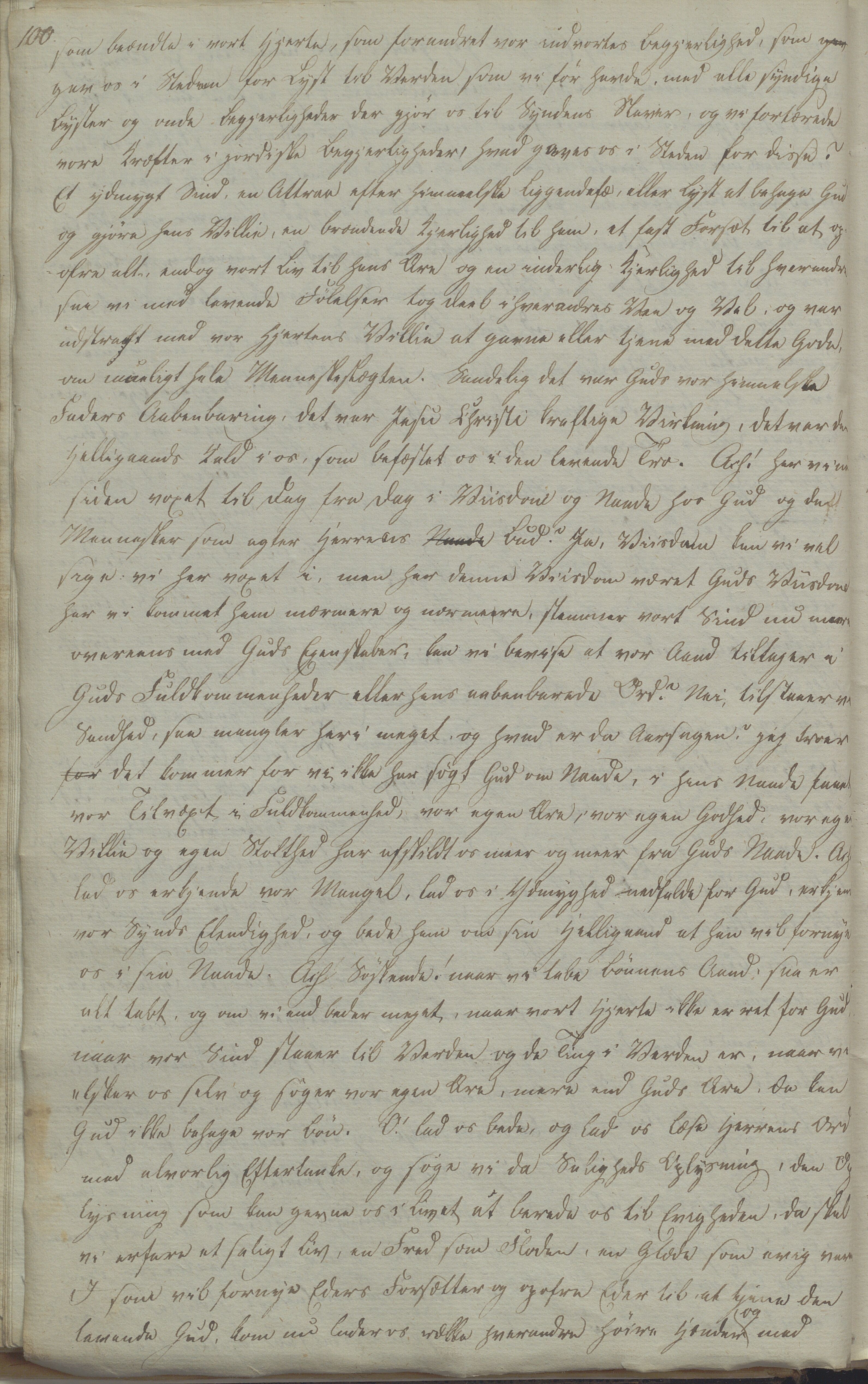 Heggtveitsamlingen, TMF/A-1007/H/L0052/0001: Innbundne brev Ms. S, med innlagt registratur / Innbundne brev Ms S. , 1801-1823, p. 100