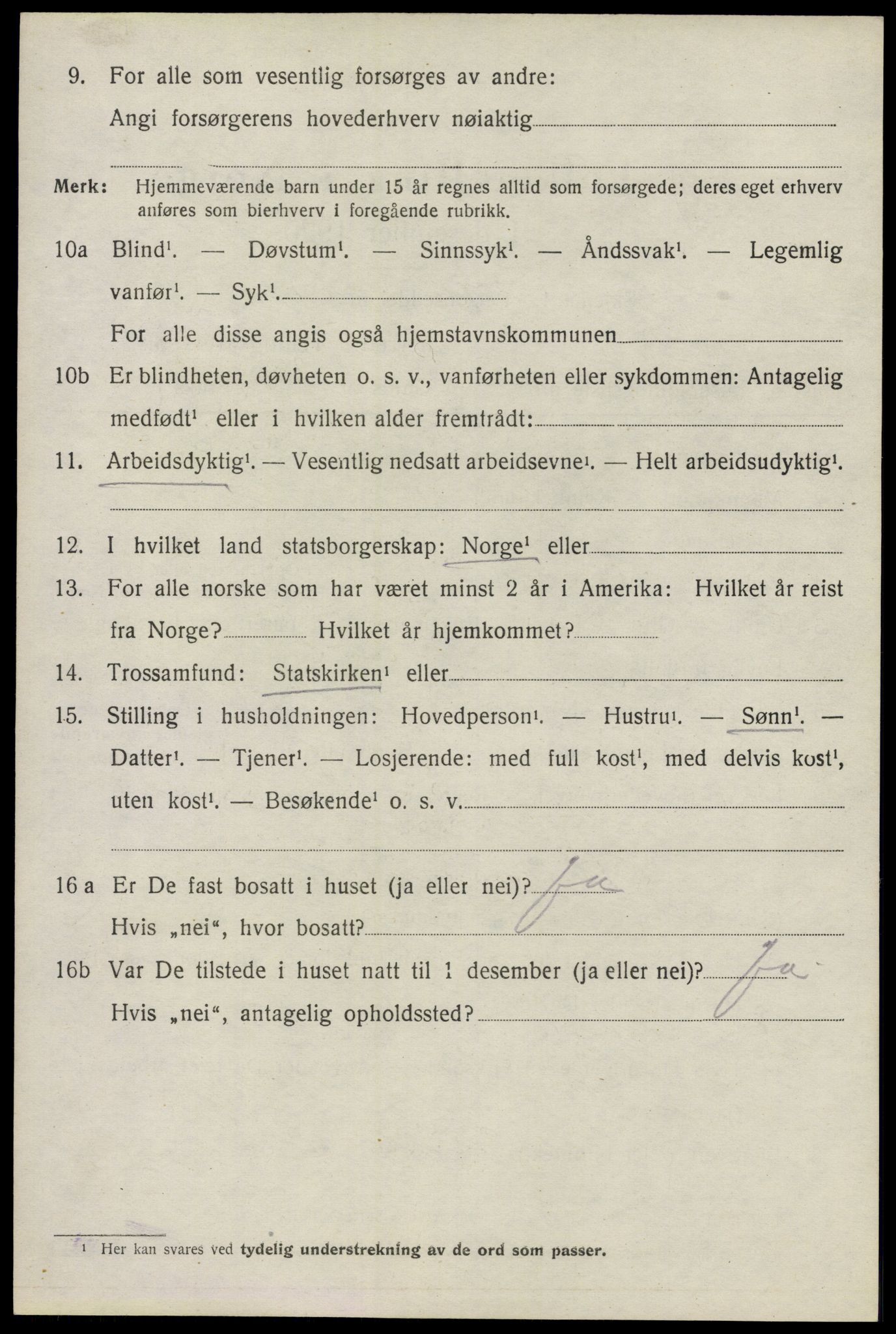 SAO, 1920 census for Høland, 1920, p. 5610