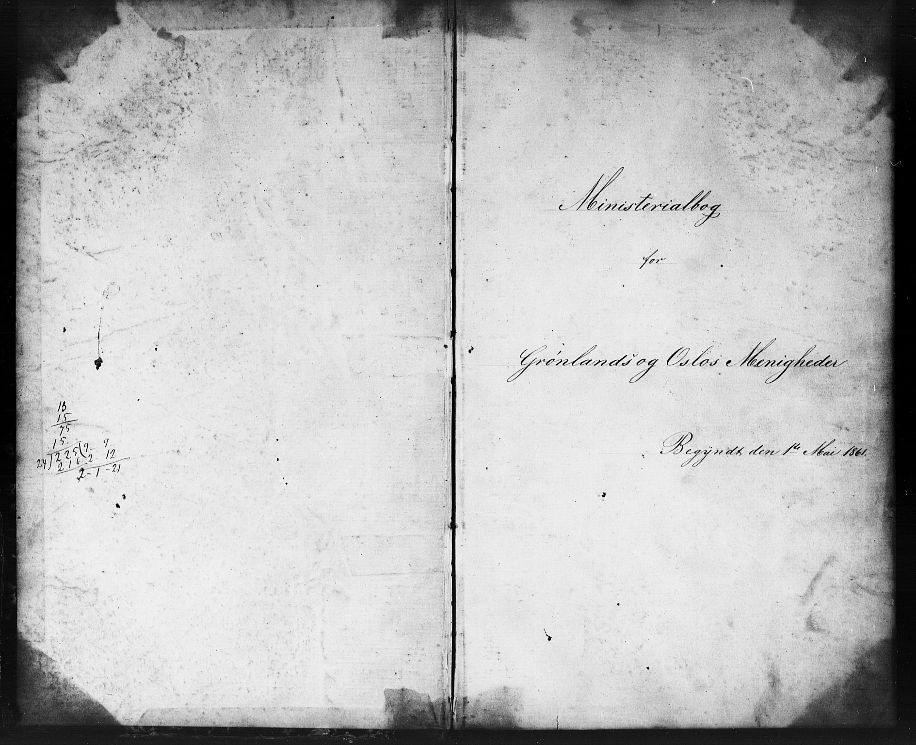 Grønland prestekontor Kirkebøker, SAO/A-10848/G/Ga/L0002: Parish register (copy) no. 2, 1861-1863