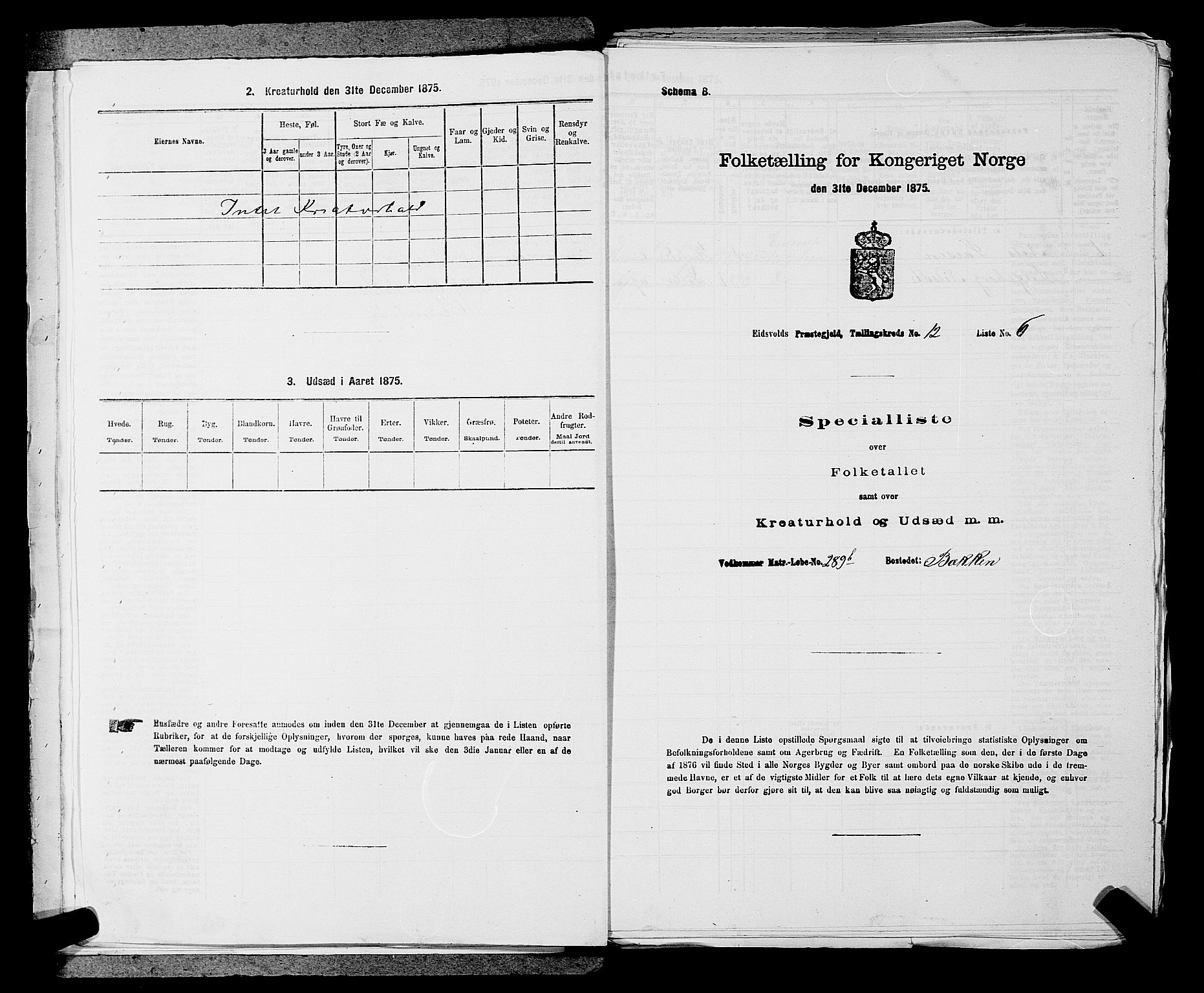 RA, 1875 census for 0237P Eidsvoll, 1875, p. 1859