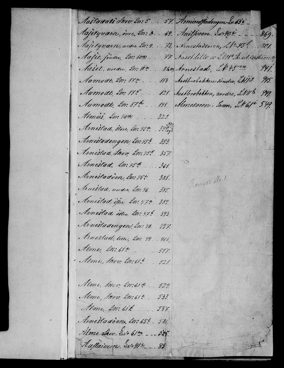 Sør-Østerdal sorenskriveri, SAH/TING-018/H/Ha/Hac/L0047: Mortgage register no. 1, 1801-1894