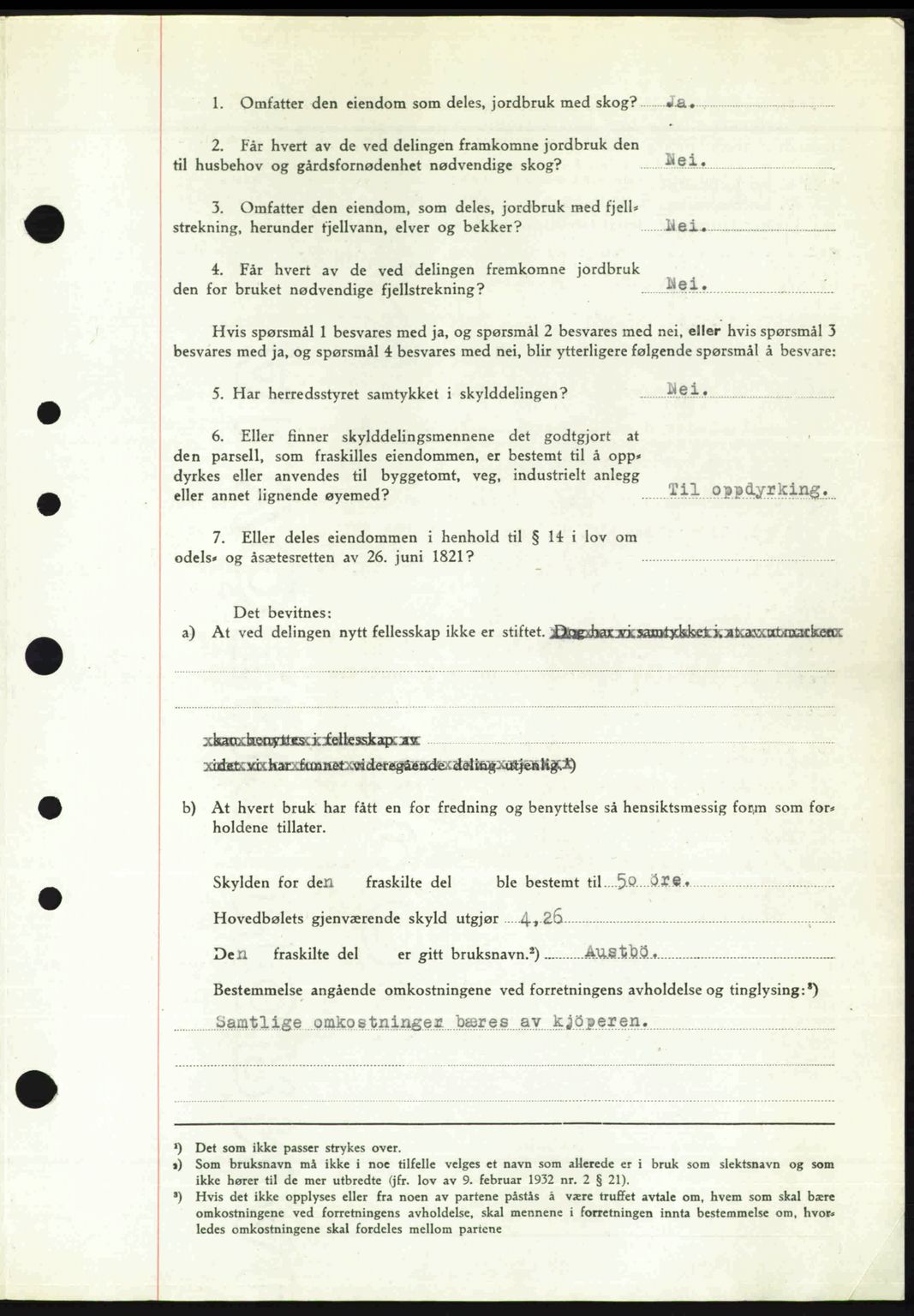 Nordhordland sorenskrivar, SAB/A-2901/1/G/Gb/Gbf/L0032: Mortgage book no. A32, 1947-1947, Diary no: : 3081/1947