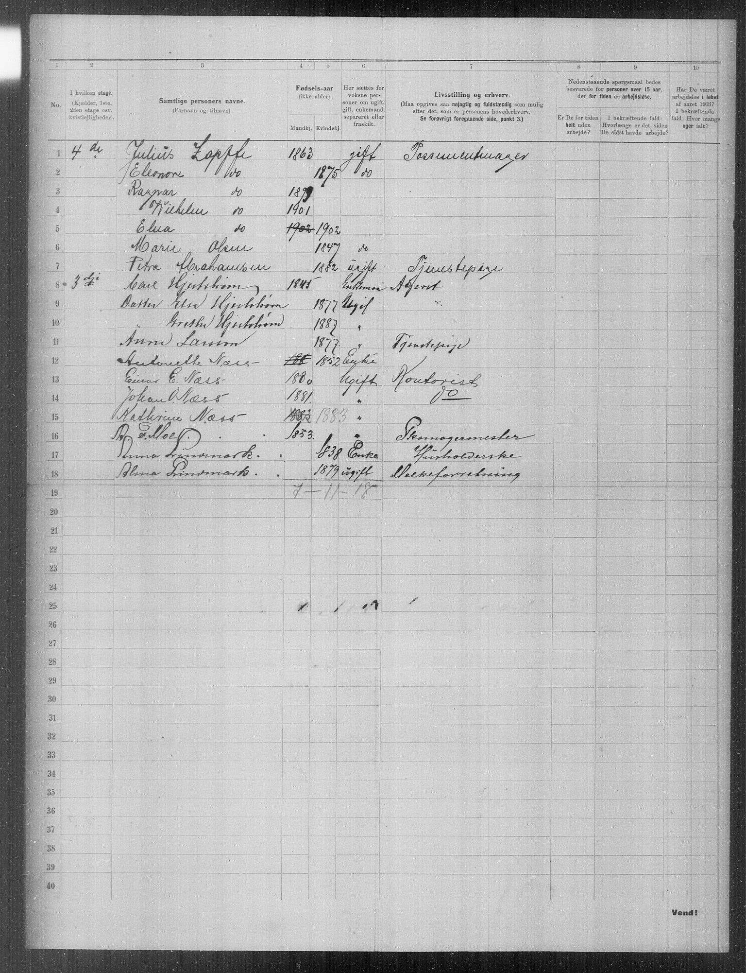 OBA, Municipal Census 1903 for Kristiania, 1903, p. 21829