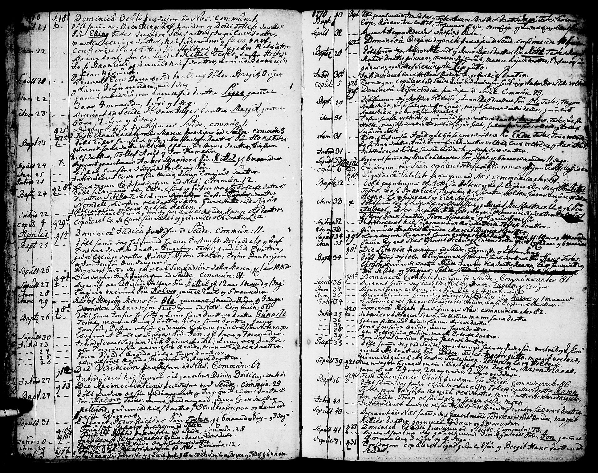 Sauherad kirkebøker, SAKO/A-298/F/Fa/L0004: Parish register (official) no. I 4, 1767-1814