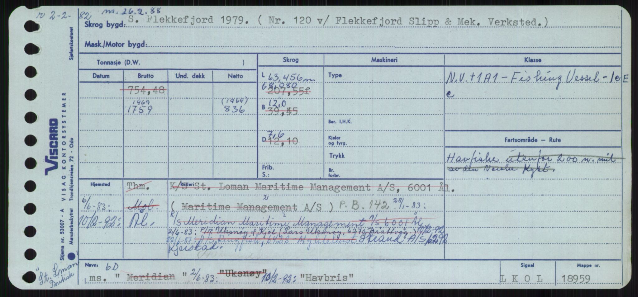 Sjøfartsdirektoratet med forløpere, Skipsmålingen, RA/S-1627/H/Ha/L0002/0002: Fartøy, Eik-Hill / Fartøy, G-Hill, p. 587