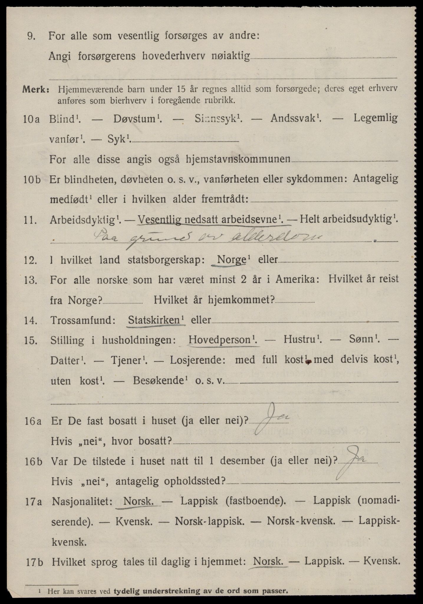 SAT, 1920 census for Å, 1920, p. 5493