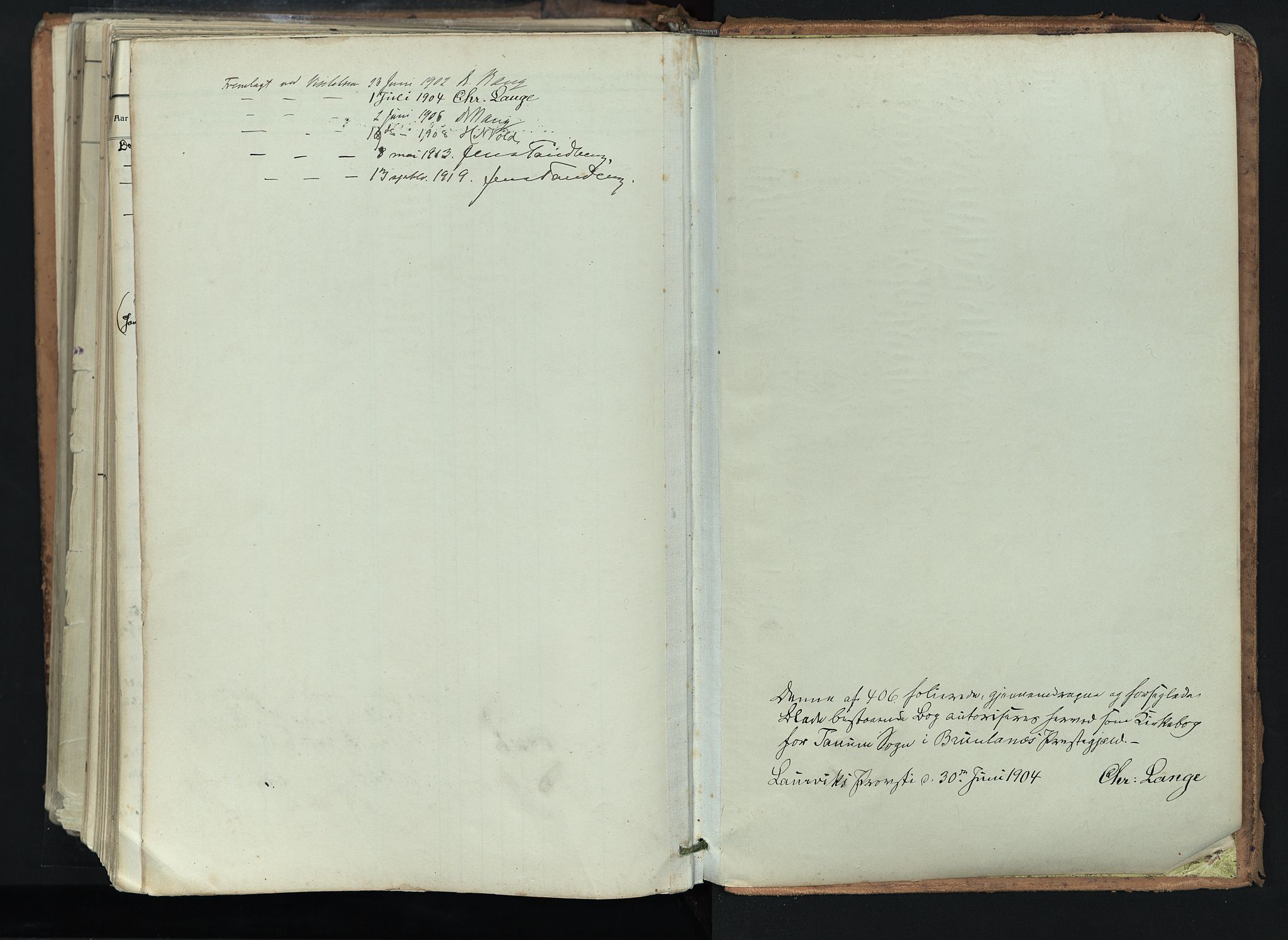 Brunlanes kirkebøker, SAKO/A-342/F/Fc/L0003: Parish register (official) no. III 3, 1900-1922