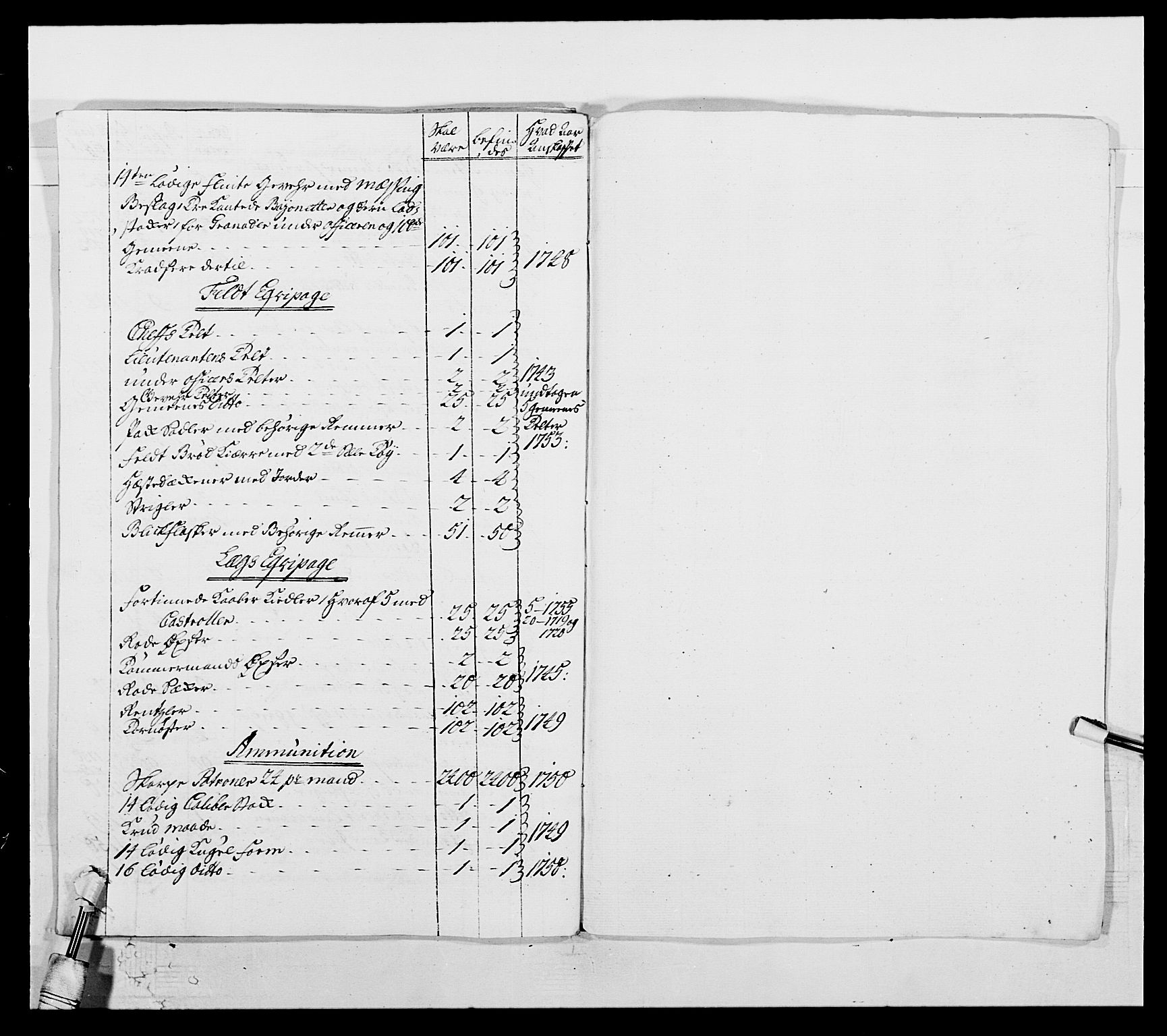 Kommanderende general (KG I) med Det norske krigsdirektorium, RA/EA-5419/E/Ea/L0503: 1. Opplandske regiment, 1756-1761, p. 89