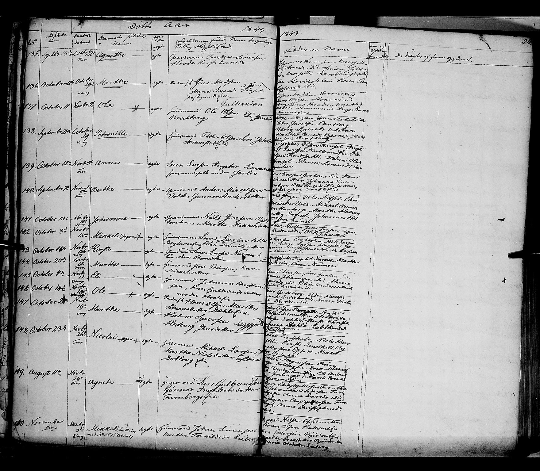 Vang prestekontor, Hedmark, AV/SAH-PREST-008/H/Ha/Haa/L0010: Parish register (official) no. 10, 1841-1855, p. 24