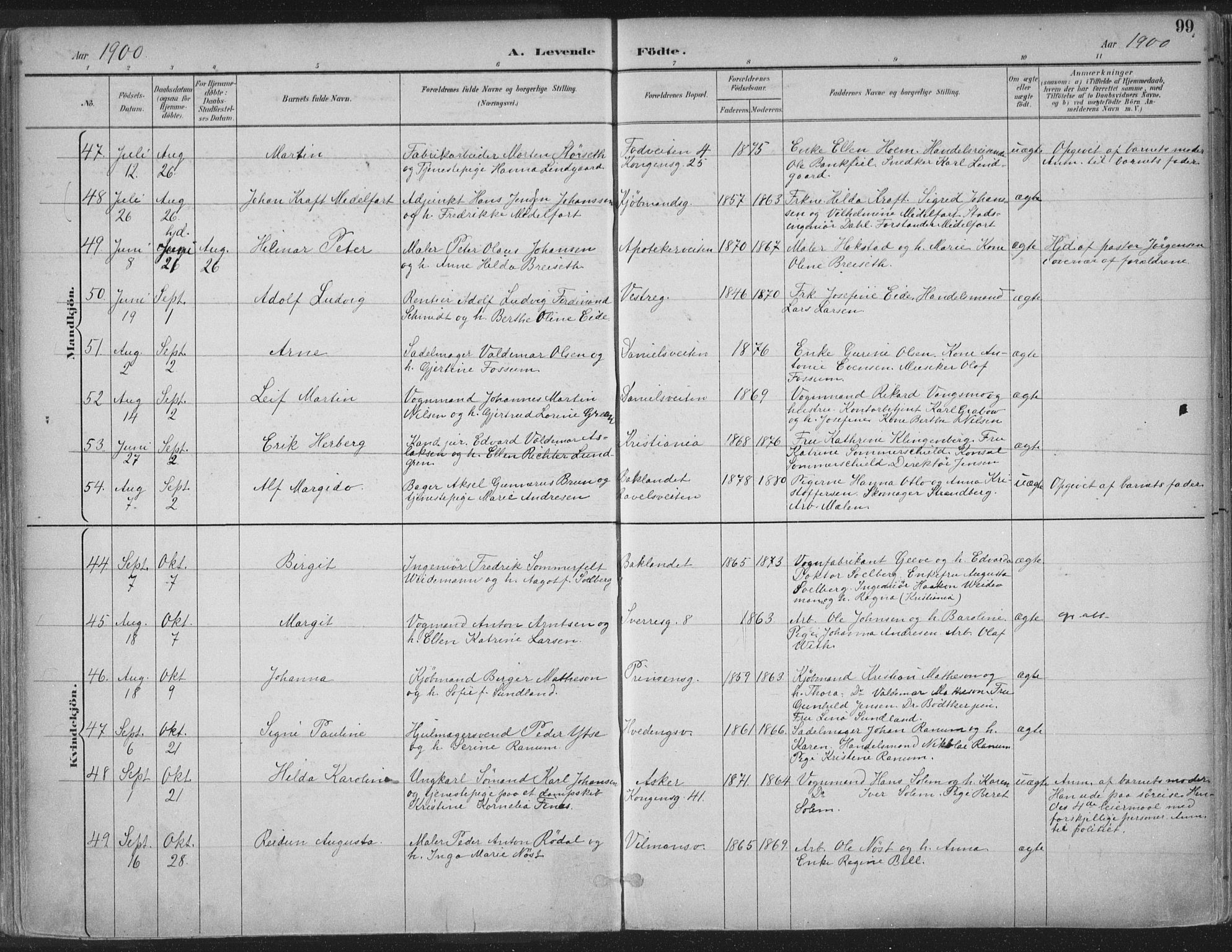 Ministerialprotokoller, klokkerbøker og fødselsregistre - Sør-Trøndelag, SAT/A-1456/601/L0062: Parish register (official) no. 601A30, 1891-1911, p. 99