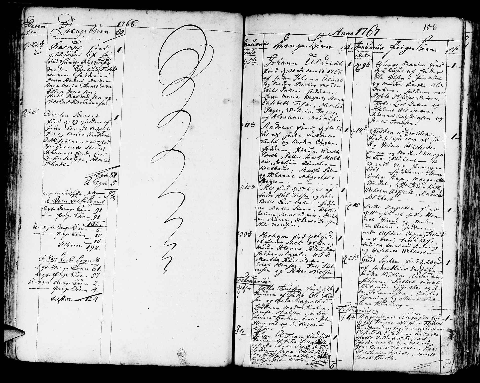 Korskirken sokneprestembete, SAB/A-76101/H/Haa/L0005: Parish register (official) no. A 5, 1751-1789, p. 106