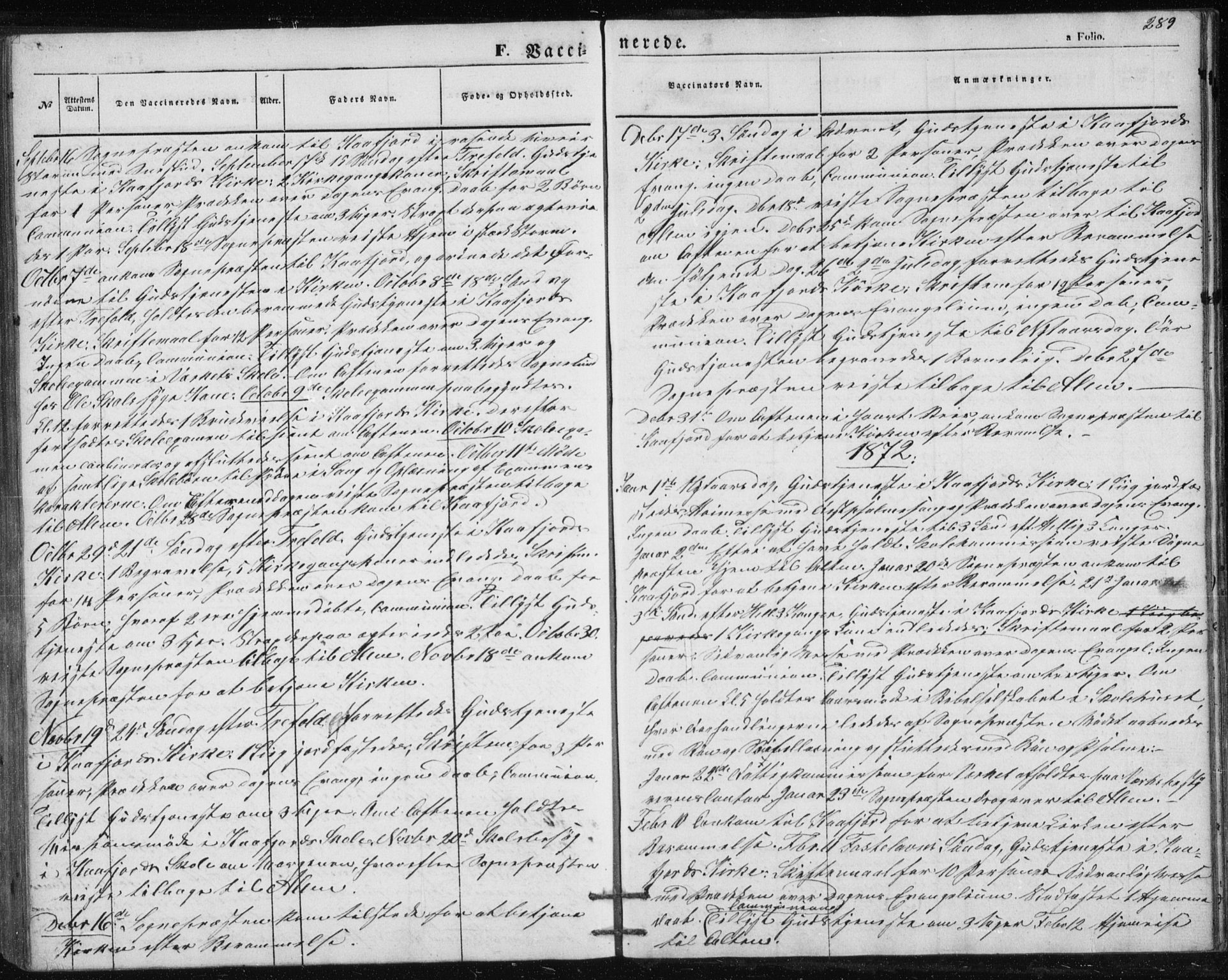 Alta sokneprestkontor, SATØ/S-1338/H/Hb/L0002.klokk: Parish register (copy) no. 2, 1856-1880, p. 289