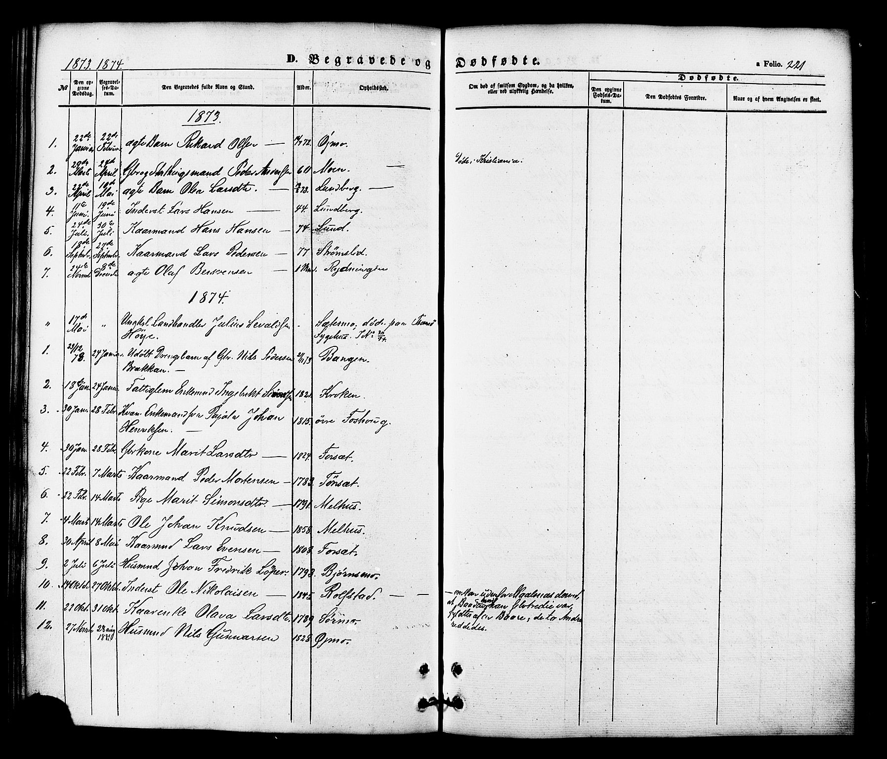 Målselv sokneprestembete, SATØ/S-1311/G/Ga/Gaa/L0008kirke: Parish register (official) no. 8, 1851-1877, p. 221