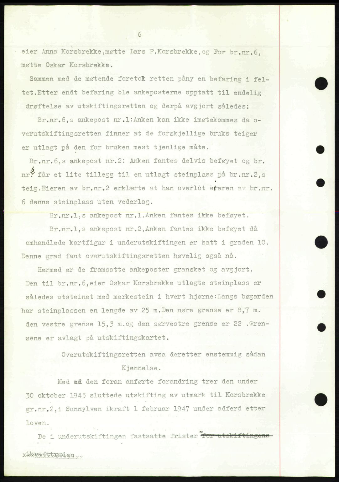 Nordre Sunnmøre sorenskriveri, AV/SAT-A-0006/1/2/2C/2Ca: Mortgage book no. A23, 1946-1947, Diary no: : 2135/1946