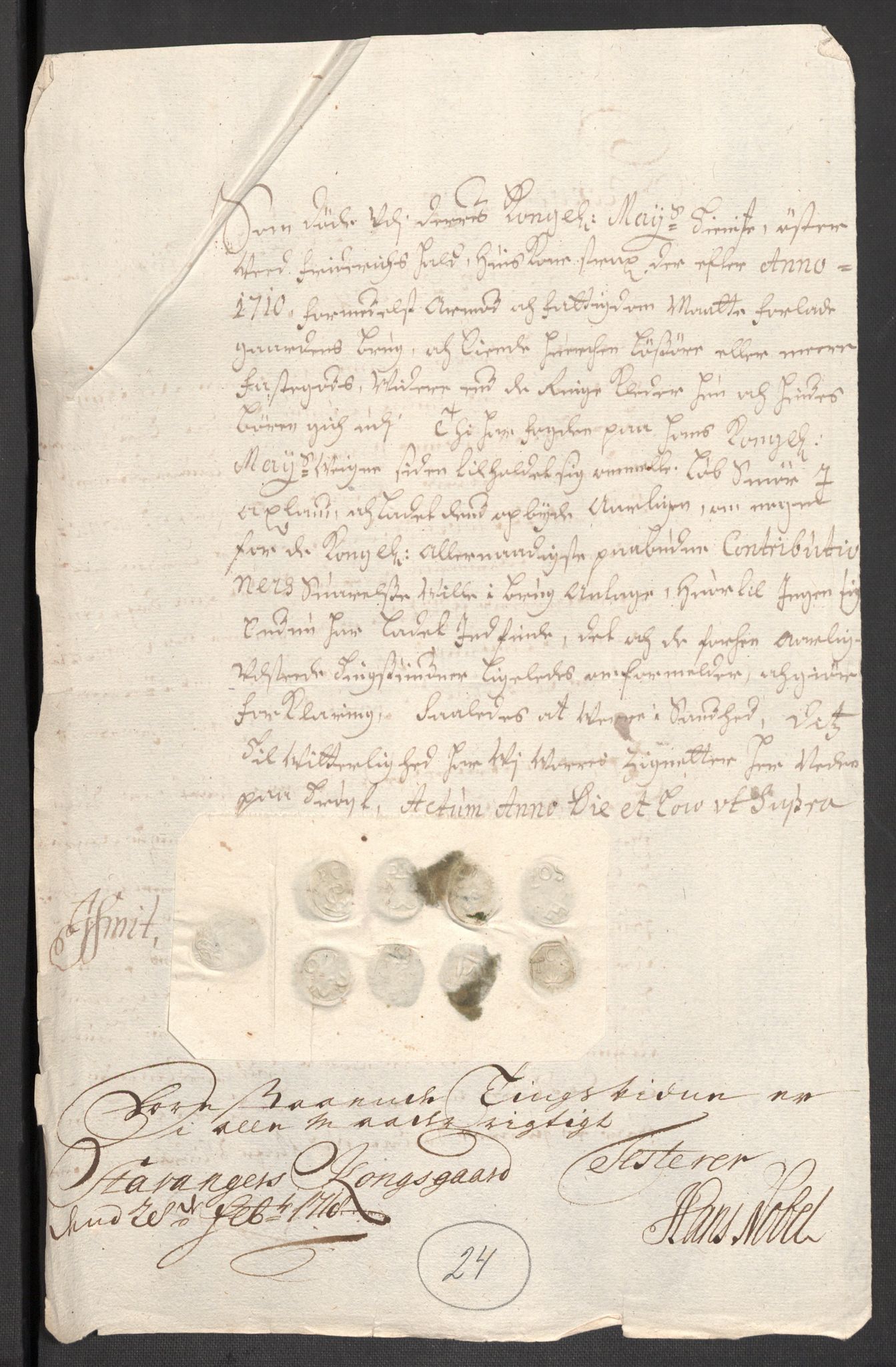 Rentekammeret inntil 1814, Reviderte regnskaper, Fogderegnskap, RA/EA-4092/R47/L2864: Fogderegnskap Ryfylke, 1711, p. 248