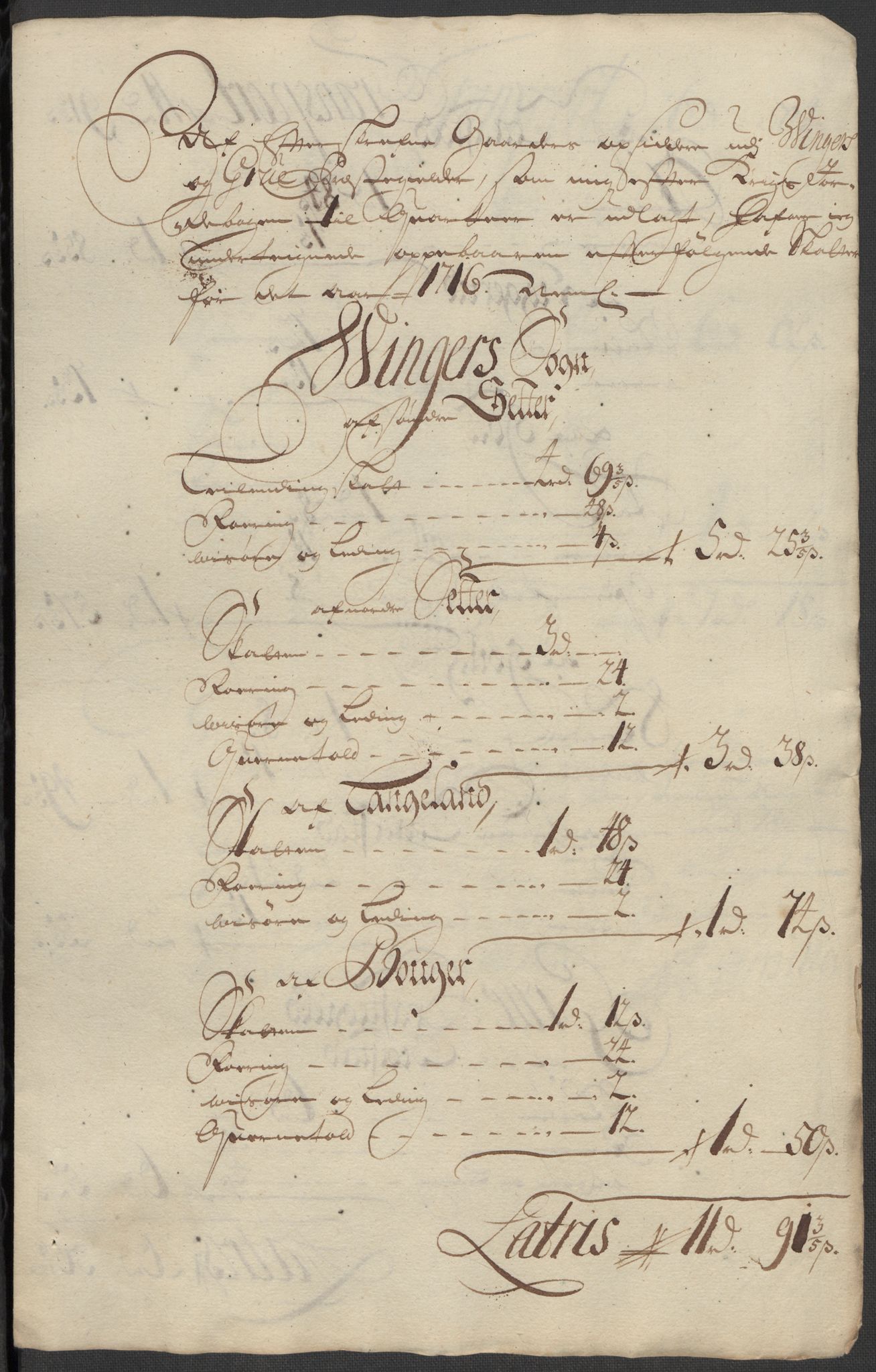 Rentekammeret inntil 1814, Reviderte regnskaper, Fogderegnskap, RA/EA-4092/R13/L0855: Fogderegnskap Solør, Odal og Østerdal, 1716, p. 328