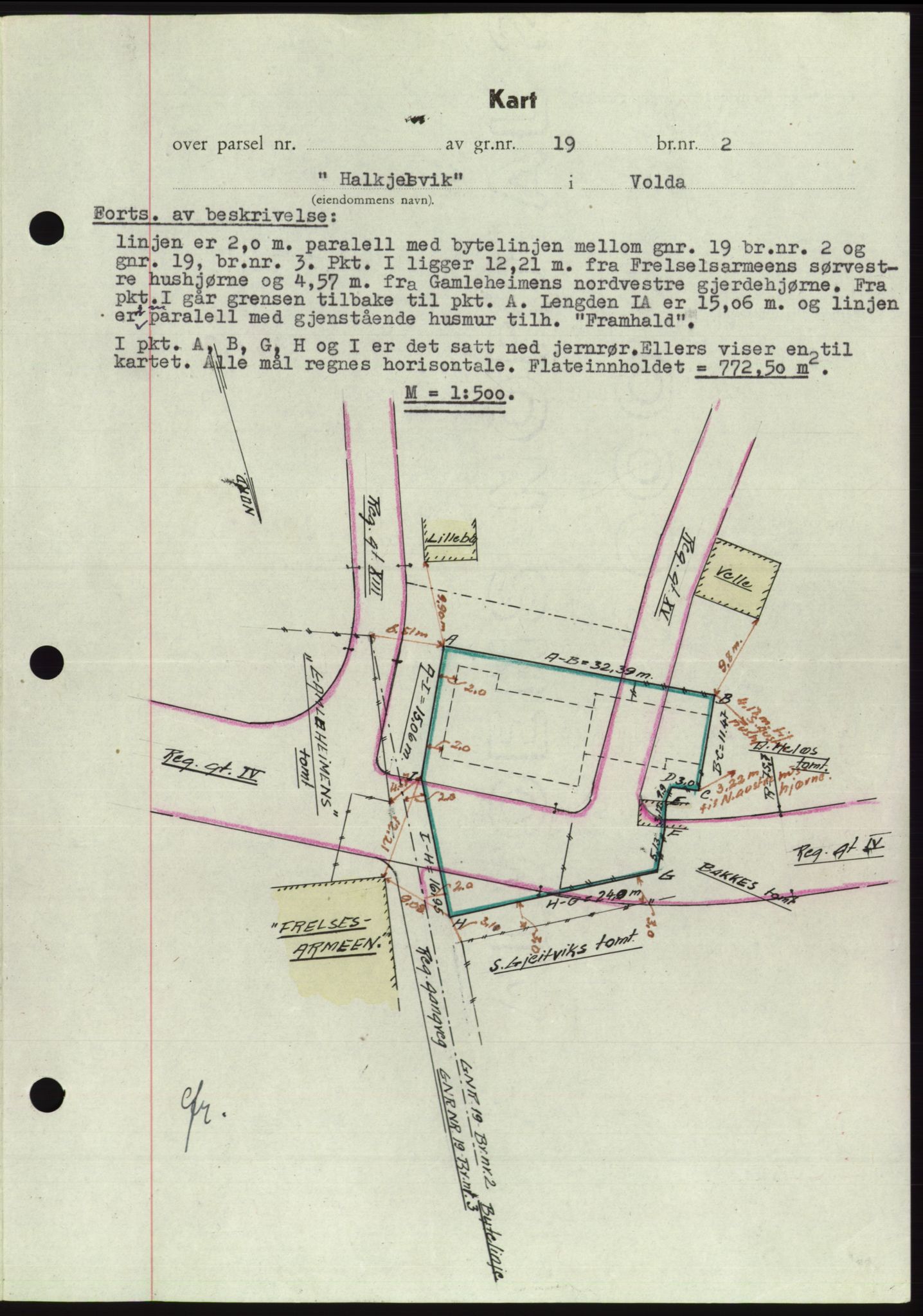 Søre Sunnmøre sorenskriveri, AV/SAT-A-4122/1/2/2C/L0084: Mortgage book no. 10A, 1949-1949, Diary no: : 584/1949