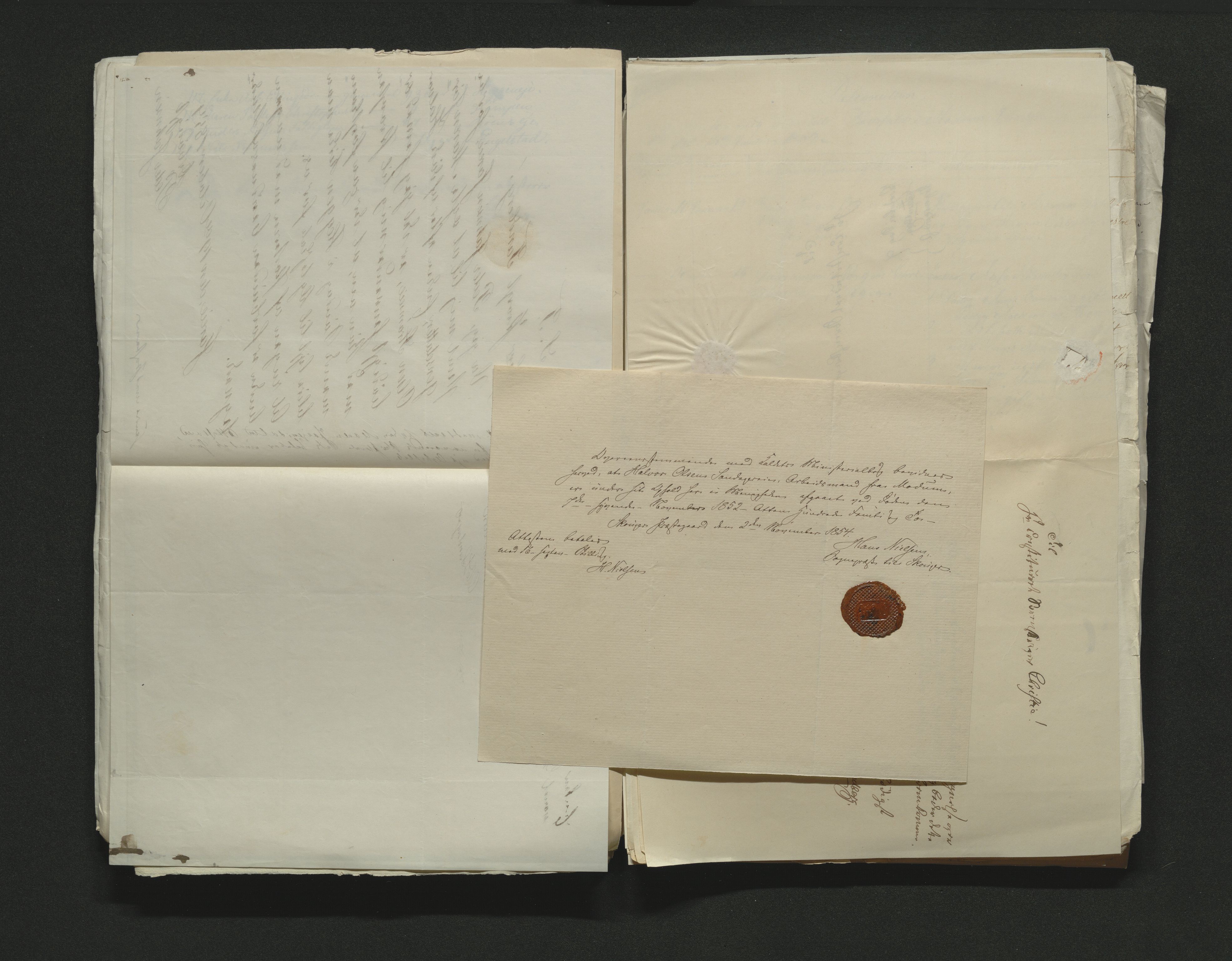 Eiker, Modum og Sigdal sorenskriveri, AV/SAKO-A-123/H/Ha/Hab/L0008: Dødsfallsmeldinger, 1850-1853